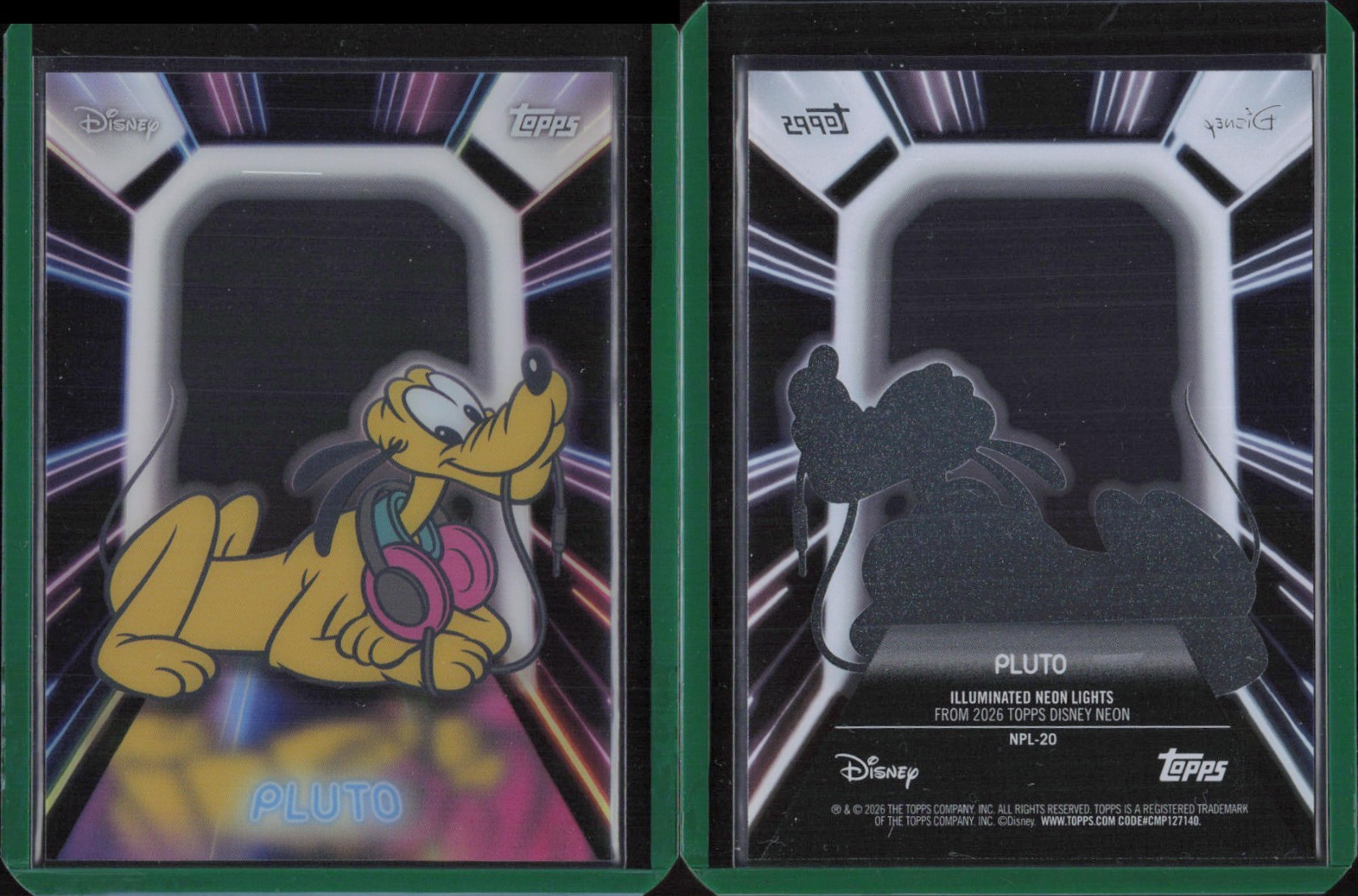 2026 Disney Neon Illuminated Neon Lights PETG #NPL-20 Pluto