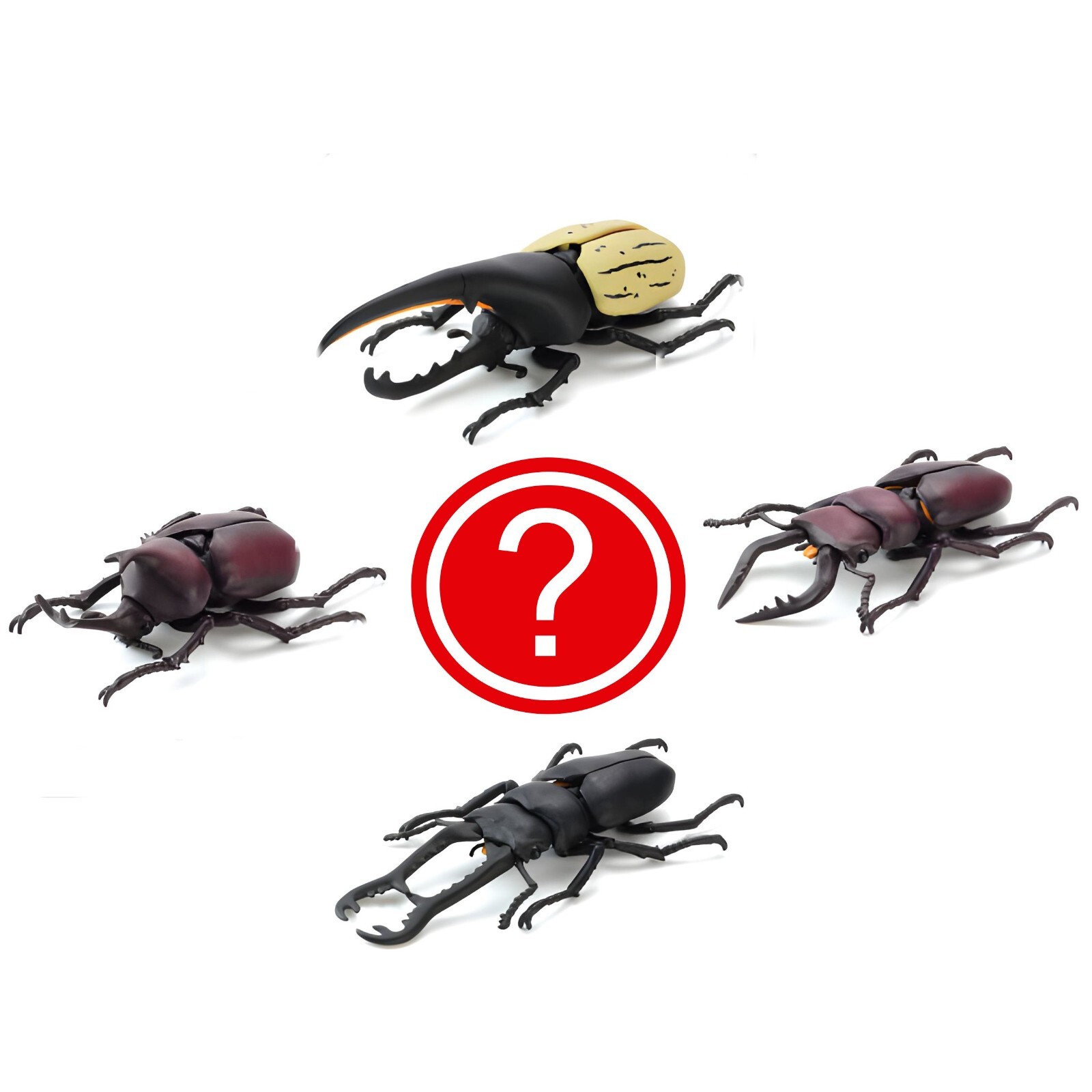 Gashapon Japanese Rhinoceros Hercules Giraffe Stag Beetle 1 Random Toy Figure