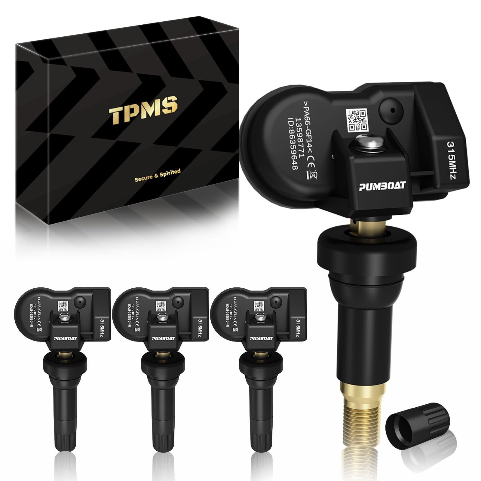 TPMS GM 315MHz Pre-Programmed,Compatible with GMC Sierra 1500 2007-2018|Sierr…