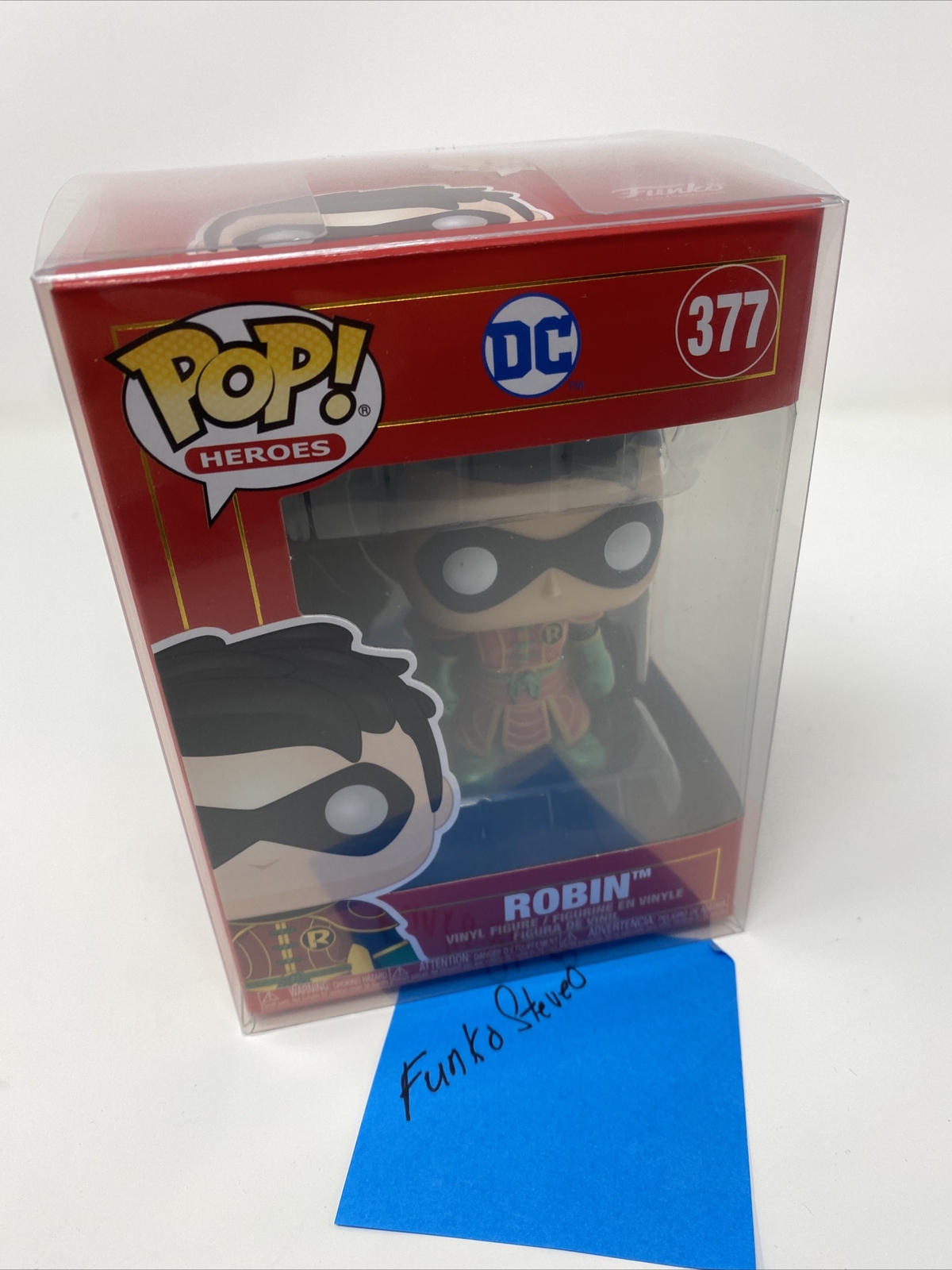 Funko Pop! Heroes: Imperial Palace – DC ROBIN 377 Vinyl Figure In Protector