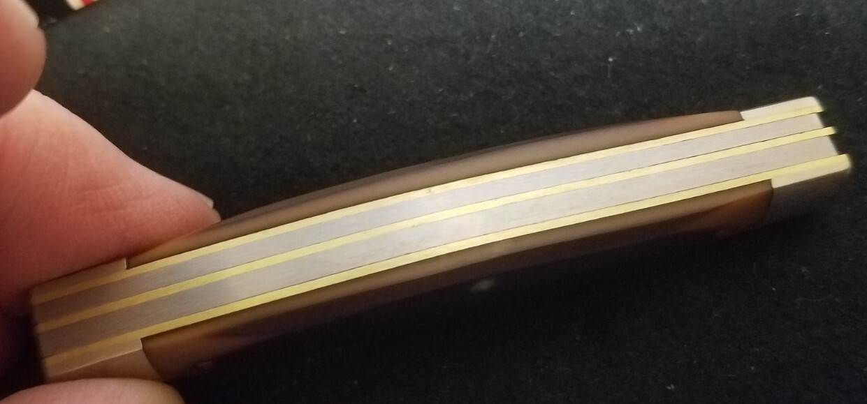 Schrade USA Old Timer 33OT Middleman Jack Knife, Sawcut Brown Delrin Handles “