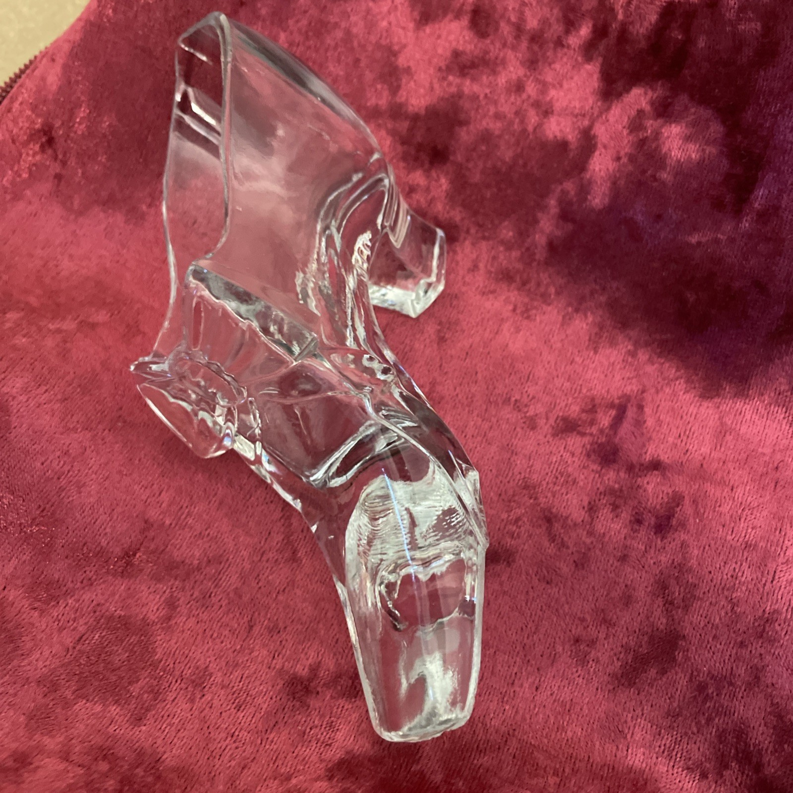 1876 Centennial Exposition Glass Shoe Gillinder & Sons Souvenir EAPG Rare As Is