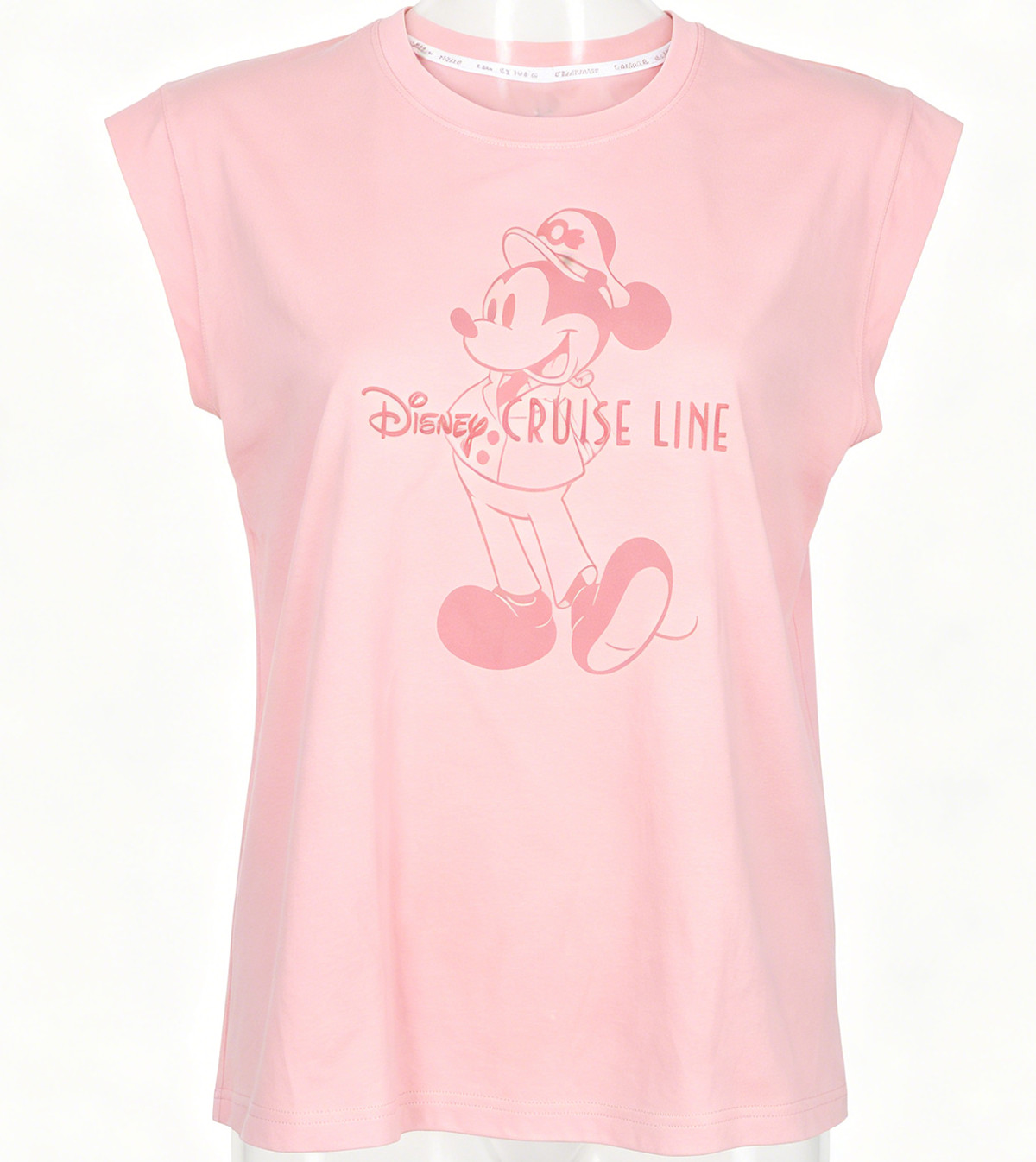 Disney Cruise Line Mickey Mouse Pink Oversized T-Shirt Top Women’s Size L