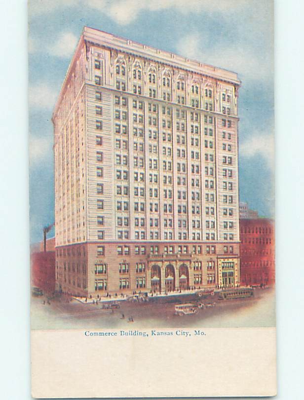 Unused Divided-Back BUILDING Kansas City Missouri MO hn9756