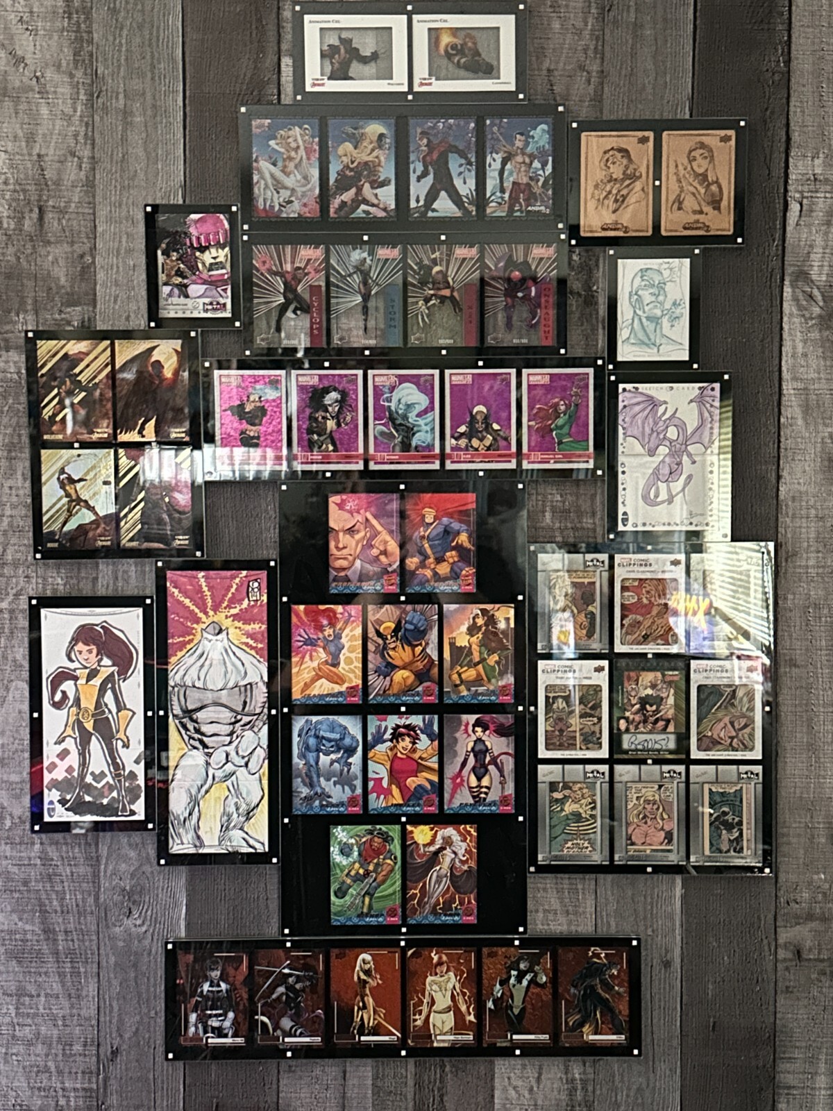 Marvel Magnetic 5″x7″ Trading Card Holder Display Case Wall Mountable