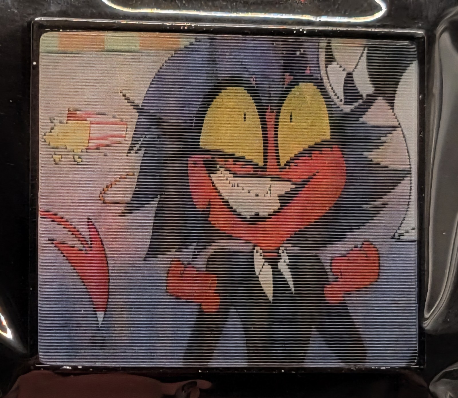 Helluva Boss Millie Says YES! Lenticular Pin Vivziepop Sharkrobot Shark Robot