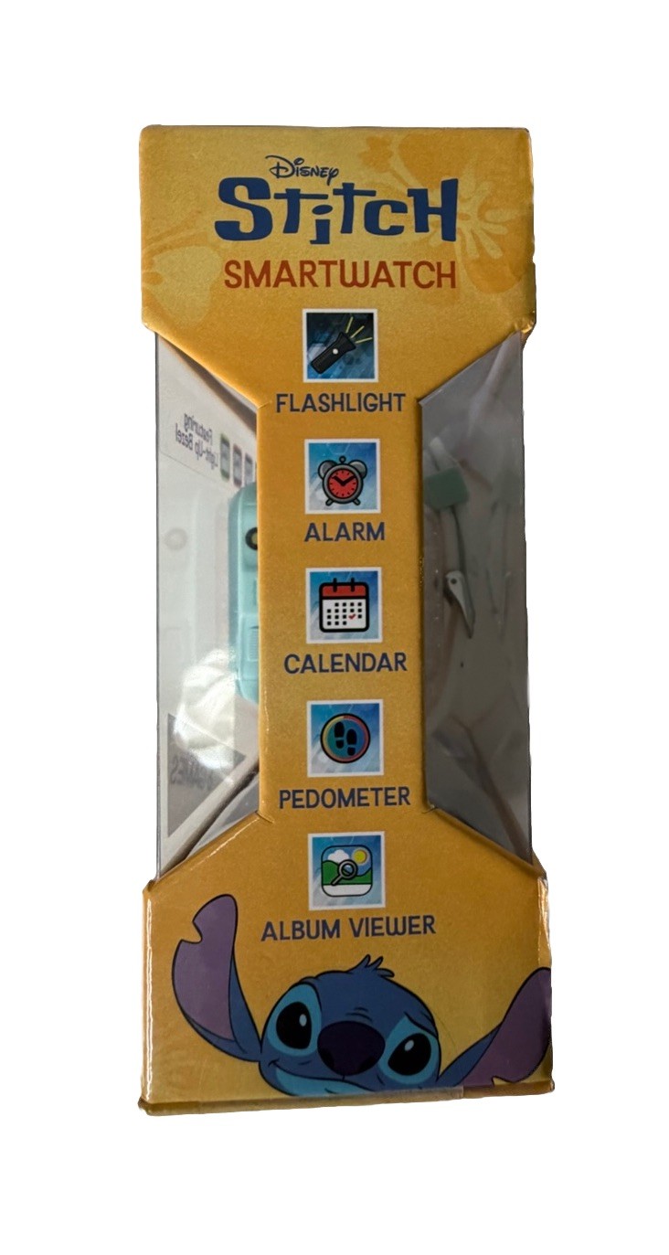 Disney Stitch Touchscreen Interactive Smartwatch