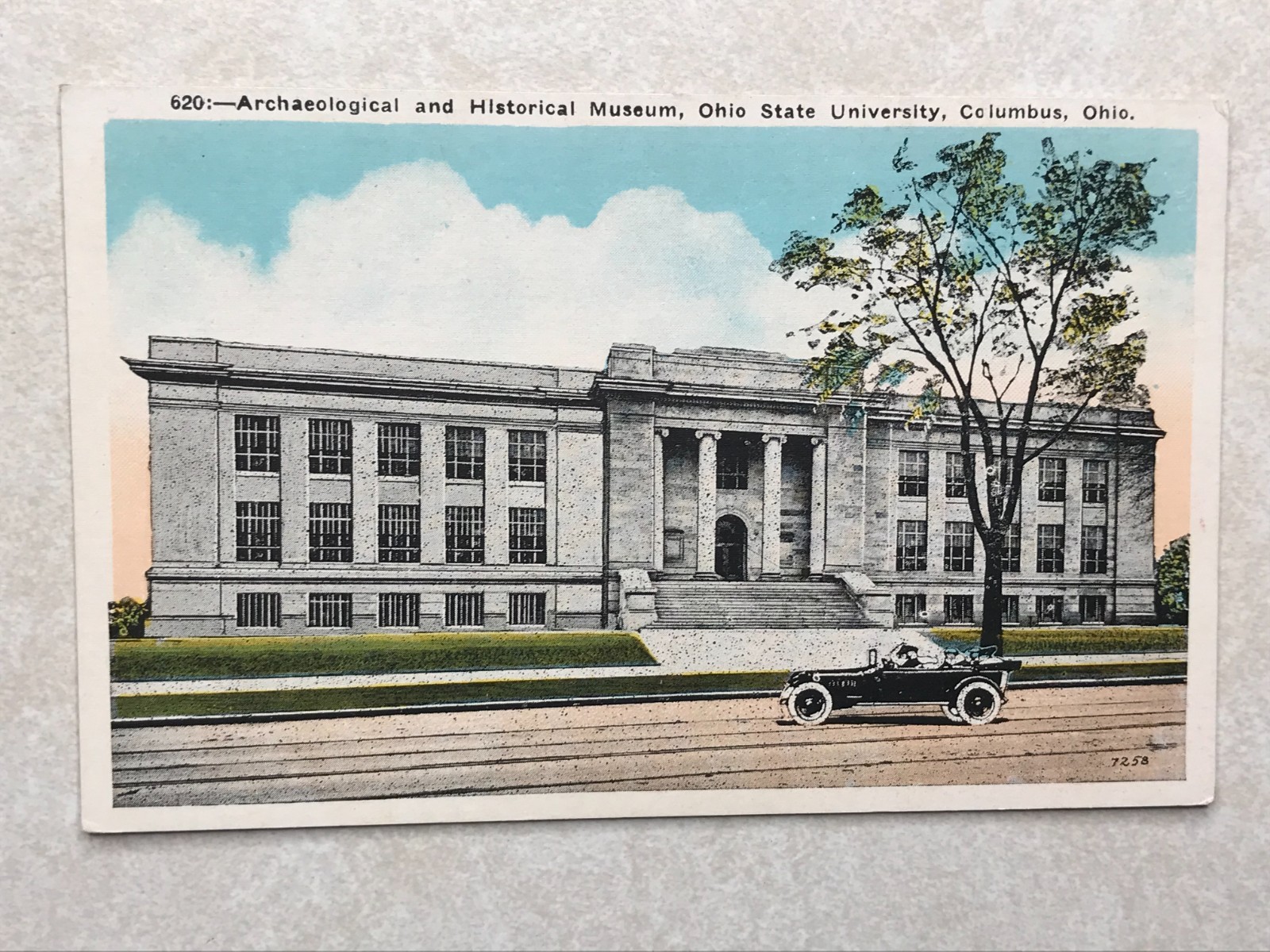 O438 Vintage Postcard Archaeological And Historical Museum OSU Columbus Ohio OH
