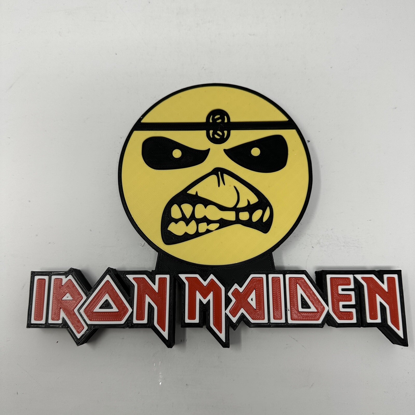 3D Printed IRON MAIDEN Sign for your Funko Pops and collectibles