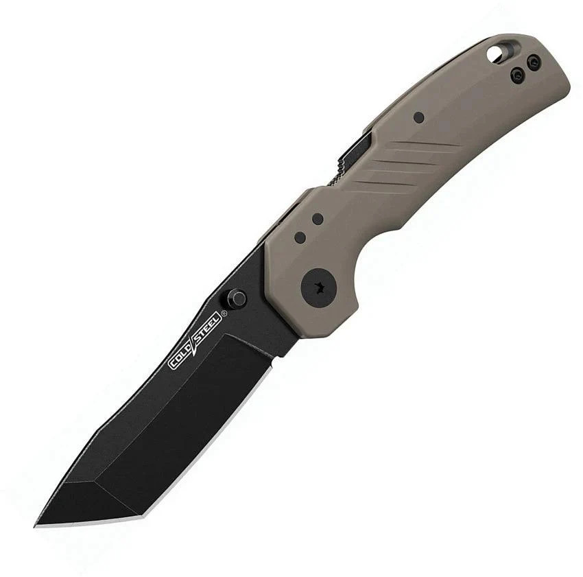 Cold Steel Engage Atlas Lock FDE Folding Pocket Knife Stainless Handle Black EDC