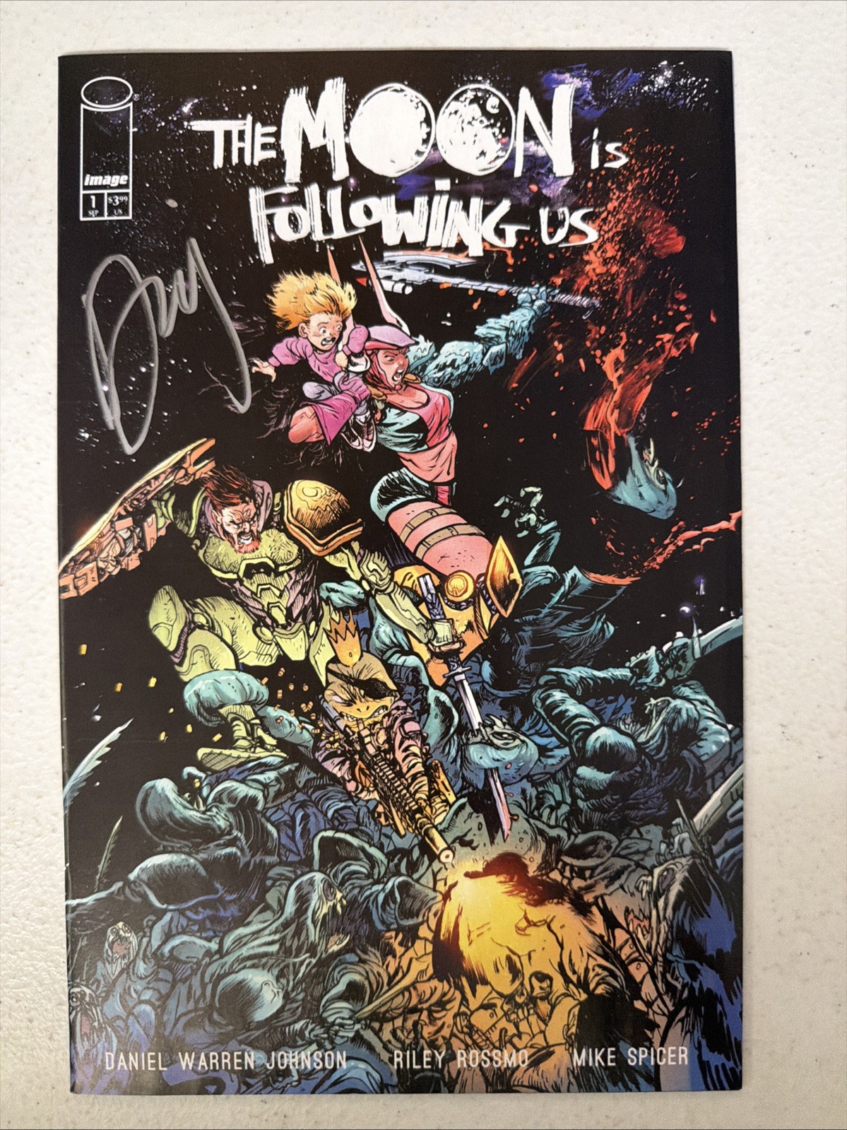 The Moon Is Following Us #1 Signed Daniel Warren Johnson Image Comics NM