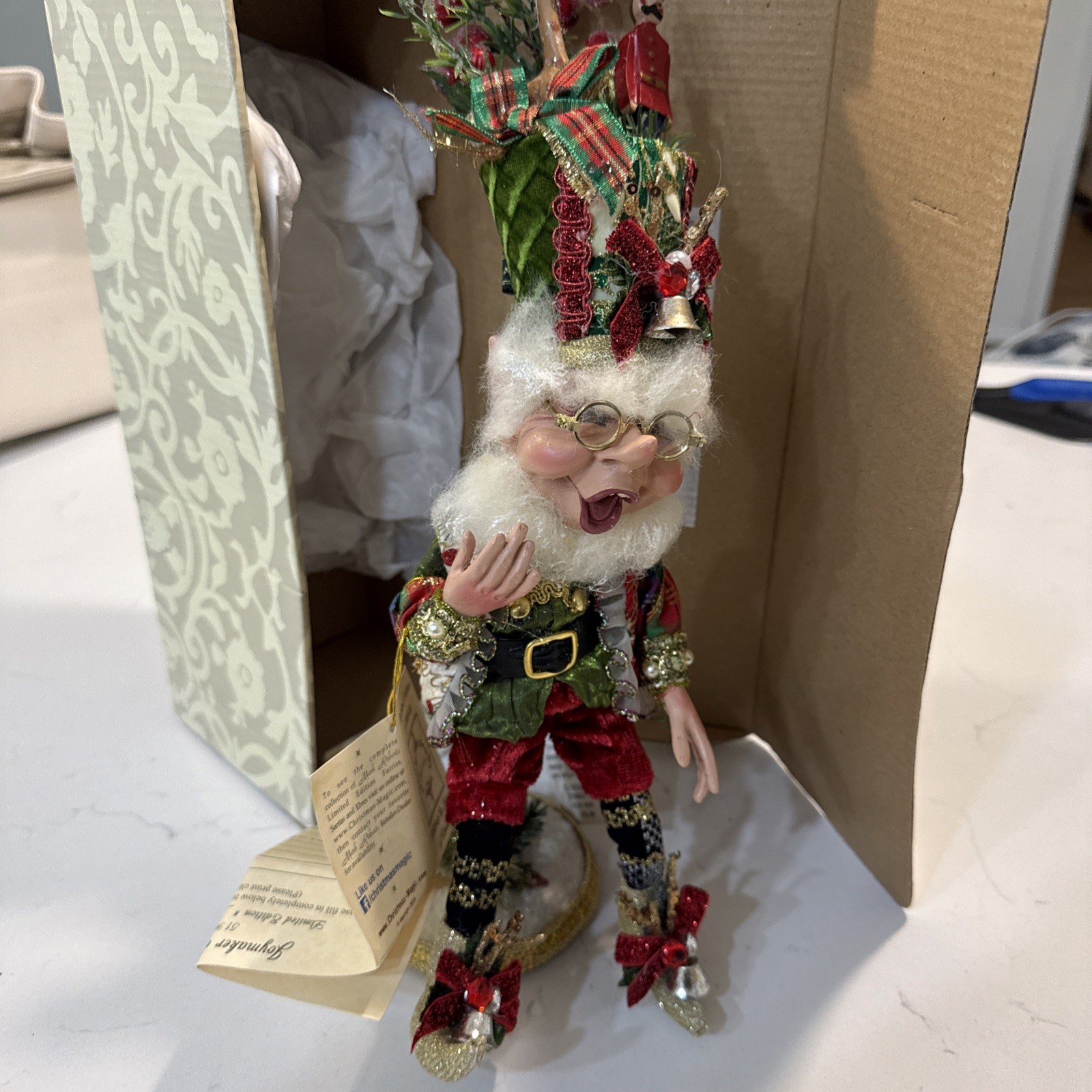Mark Roberts Sleighbells Elf with Box 371 of 900