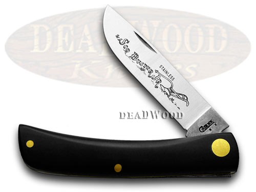 Case xx Knives Sodbuster Jr. Black Synthetic Handle Stainless Pocket Knife 00095