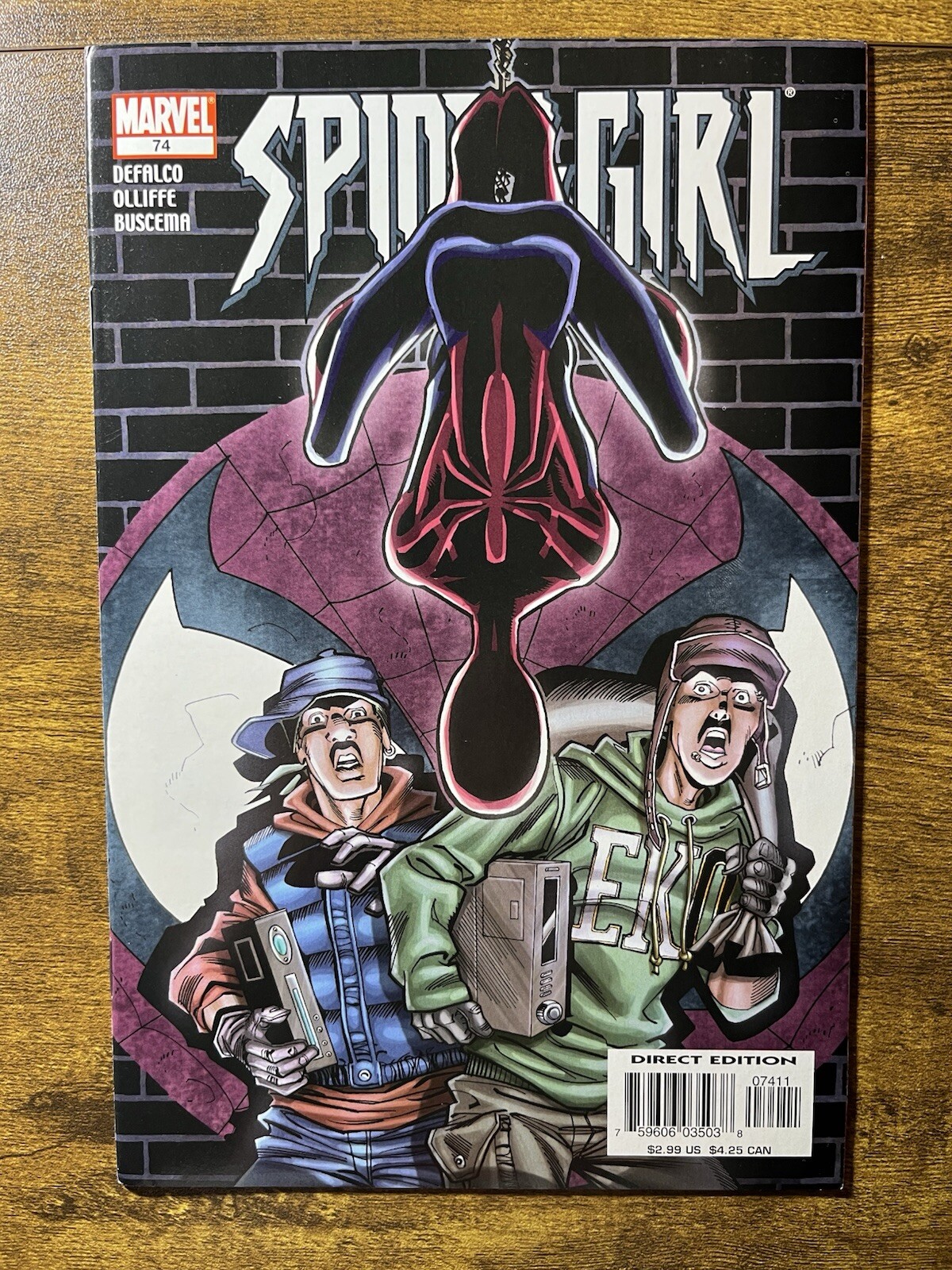 SPIDER-GIRL 74 RON FRENZ COVER TOM DEFALCO STORY MARVEL COMICS 2004