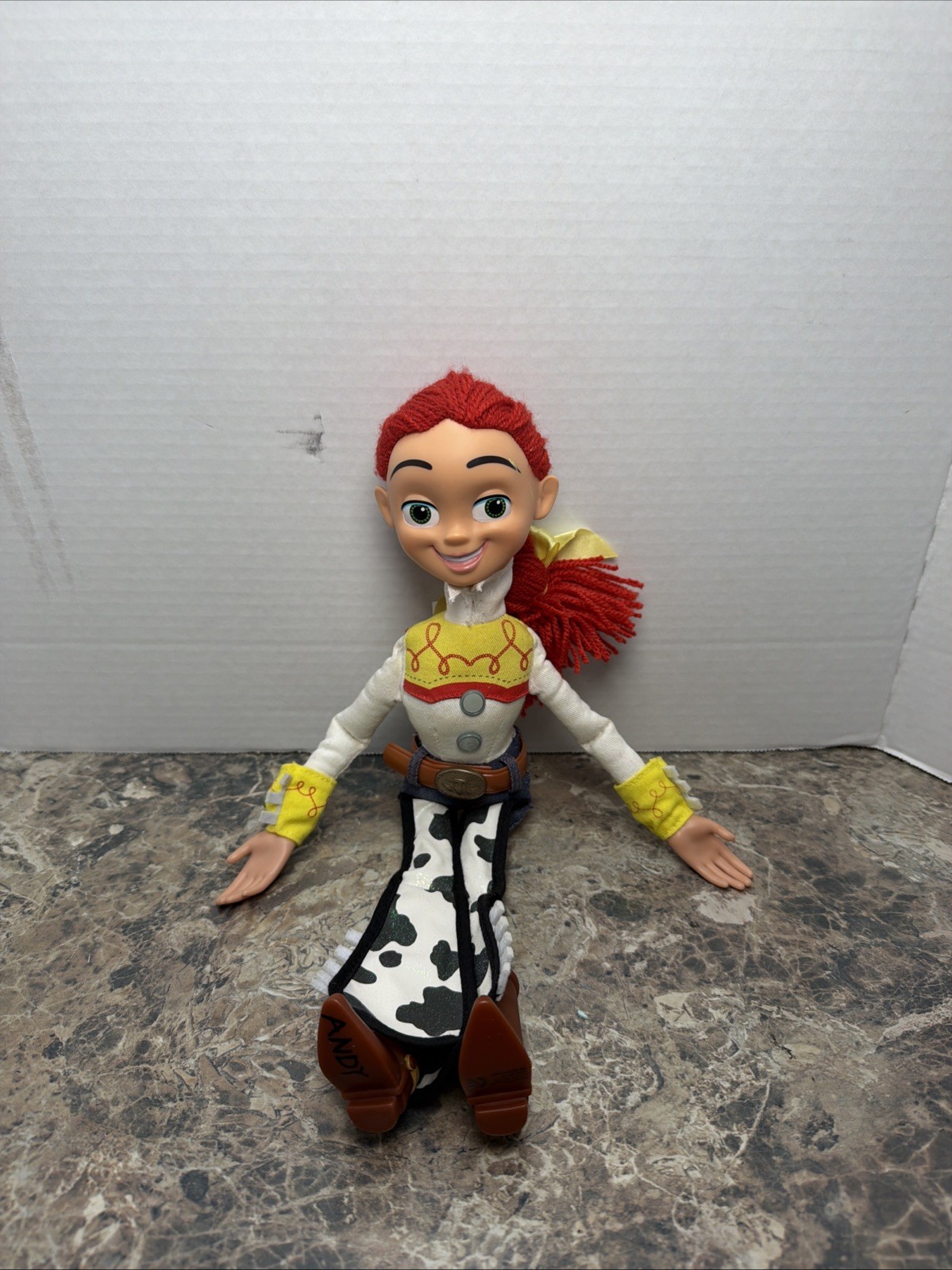 Disney Store Toy Story 14″ Pull String Talking Jessie (Tested) No Hat See Descri