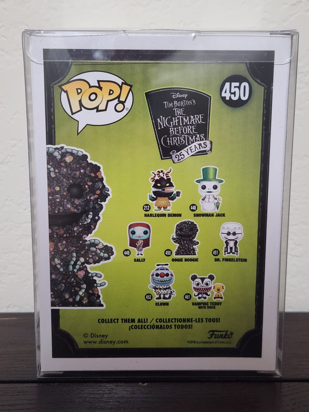 Signed KEN PAGE Ooogie Boogie Disney NBC Funko Inscribed Autograph OCCM COA