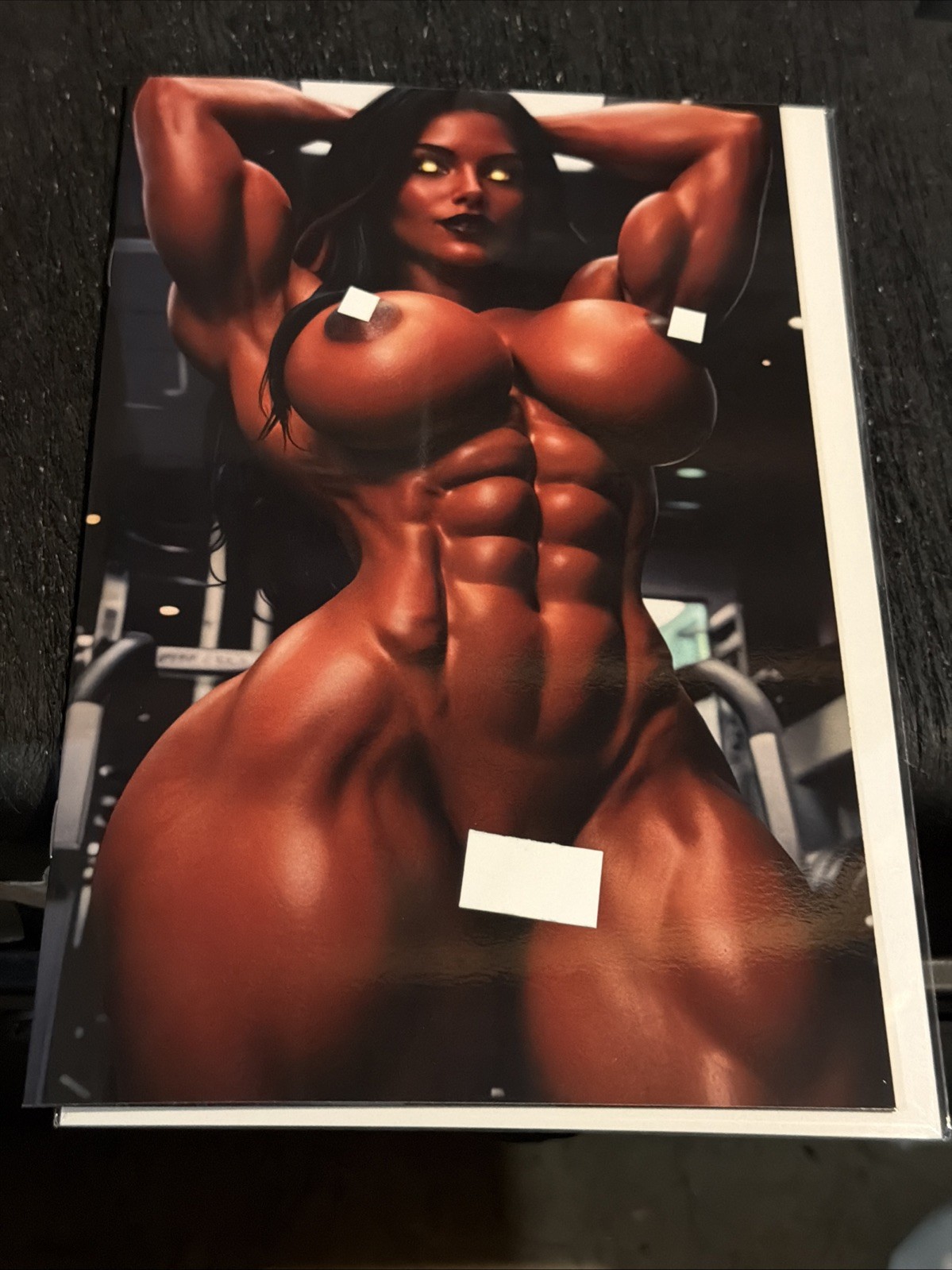 2026 Bangers Comics Red She-Hulk Cosplay Gym VIRGIN Variant Ltd 100 🤯 Beautiful