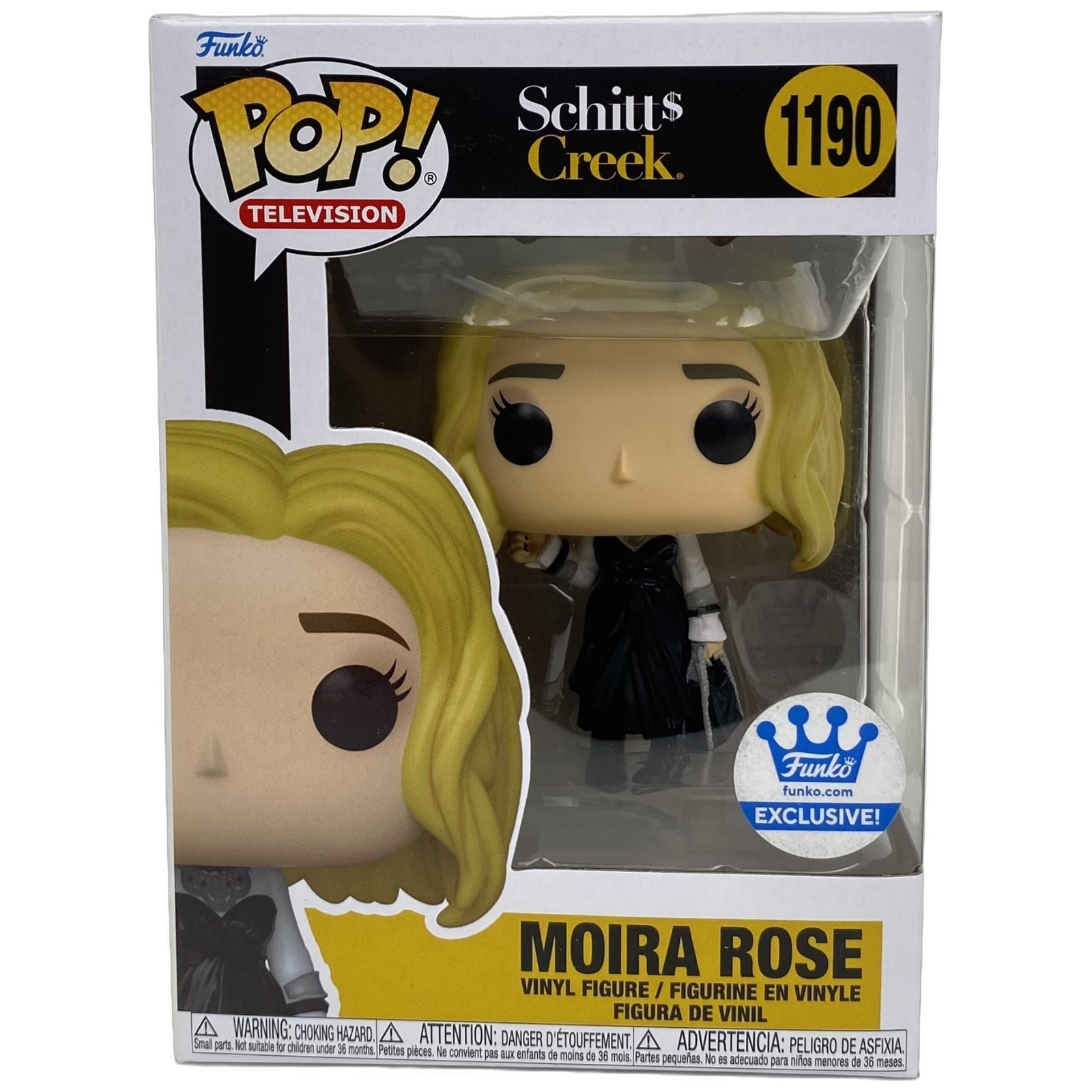 Funko Pop Schitts Creek Moira Rose #1190 Vinyl Figure Funko.com Exclusive TV