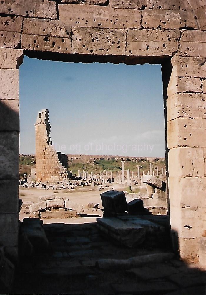 PERGE RUINS Turkey FOUND PHOTOGRAPH Color ORIGINAL SNAPSHOT Vintage 210 60 Q