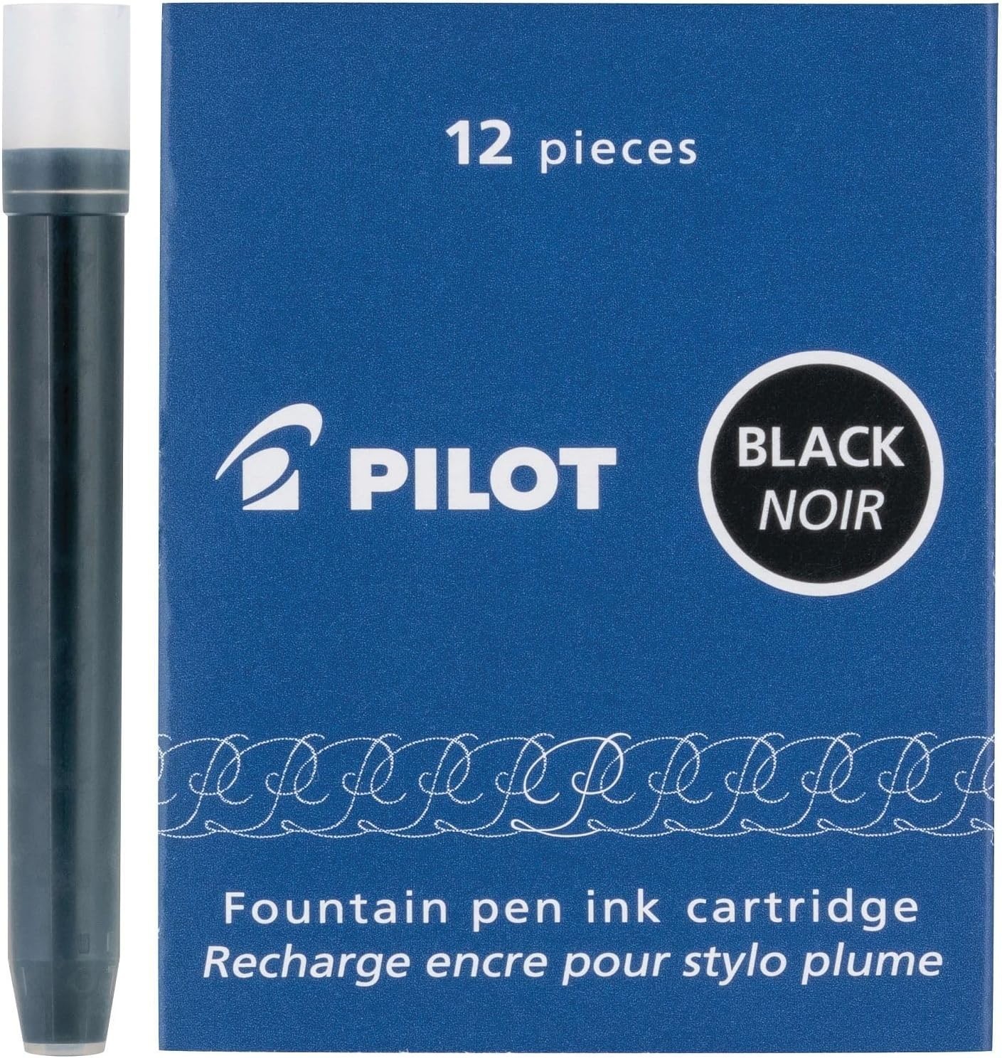 Pilot Fountain Pen Ink Cartridge Refills (12)