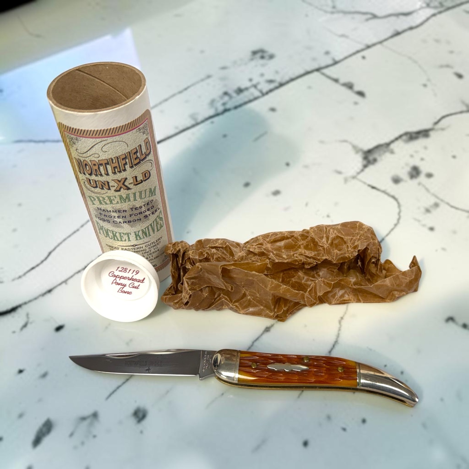 Great Eastern Cutlery #128119 Northfield UN-X-LD Toothpick Copperhead Pony Cut