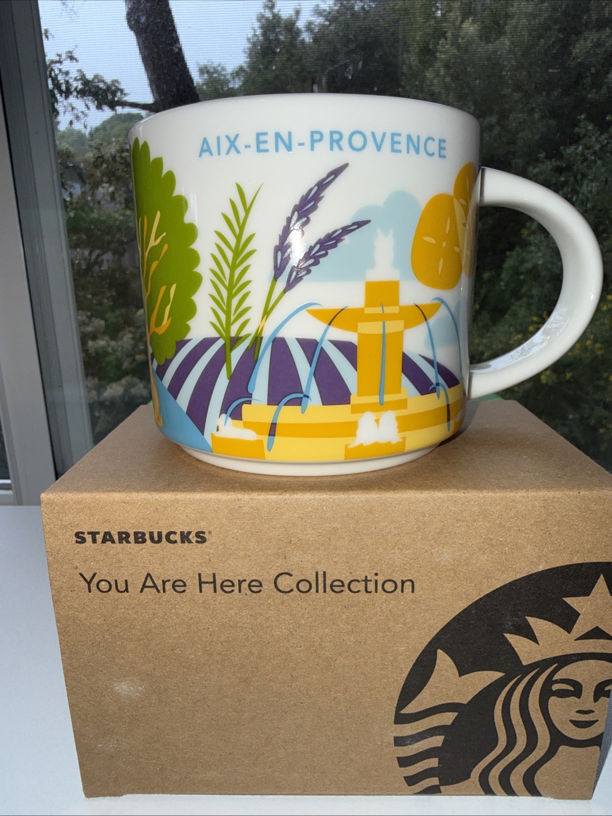 Starbucks You Are Here 14oz Mug – AIX-EN-PROVENCE, France – New