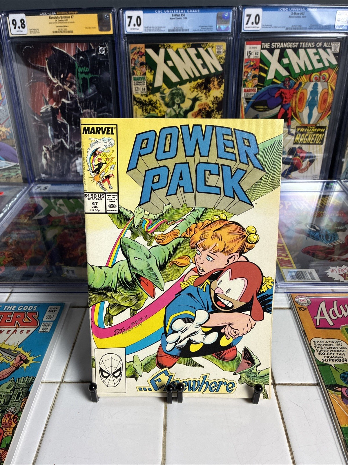 Marvel Comics: Power Pack #47 48 49 50 51 53 57 62 , July 1989