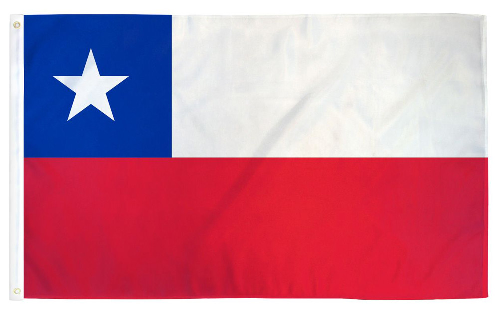“Chile” 3 ft x 5 ft Polyester Flag