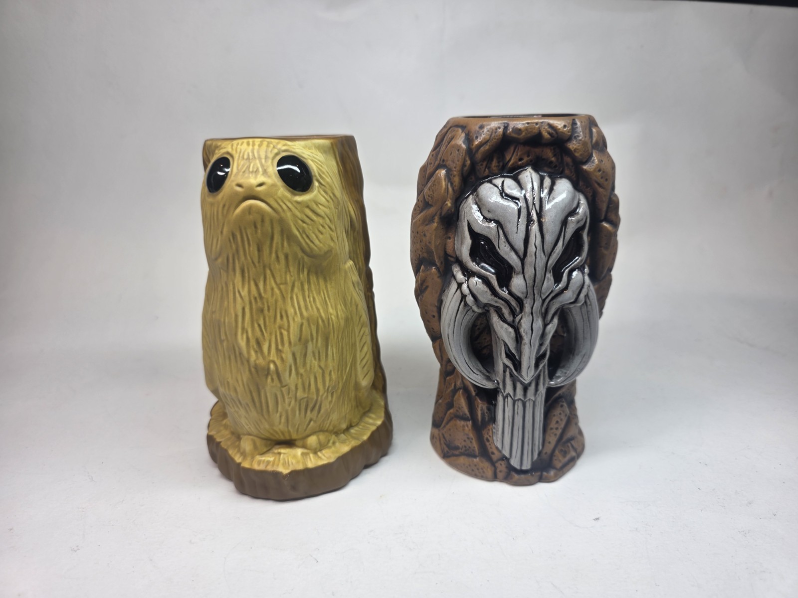 Disney Cruise Line Star Wars Hyperspace Lounge- Mythosaur and Porg Tiki Mug Rare