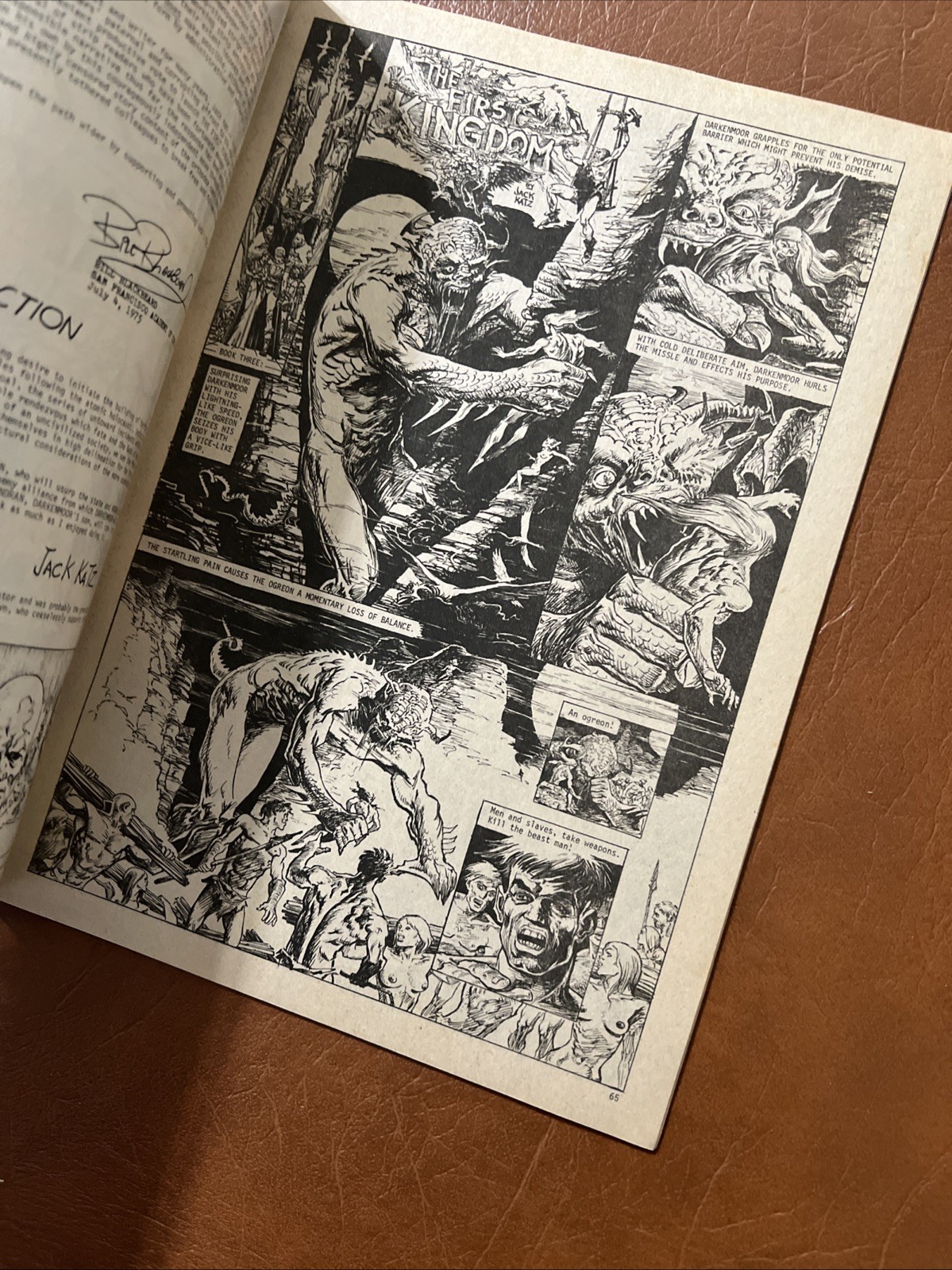 The First Kingdom #3: FN to VF, Comics AND Comix 1975 $7 Ship