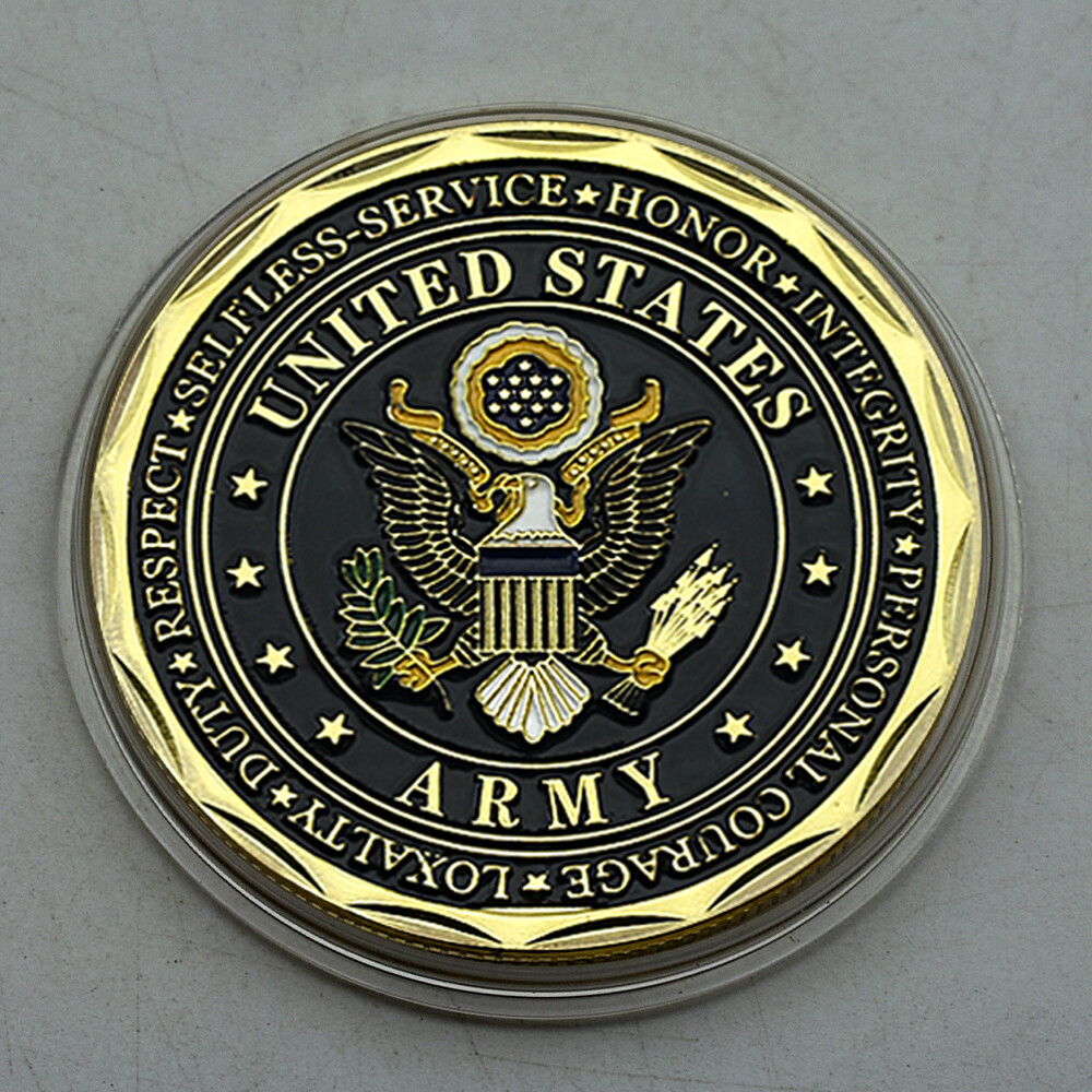 US Army Challenge Coin 1775 Military Commemorative Collectible Veteran Gift