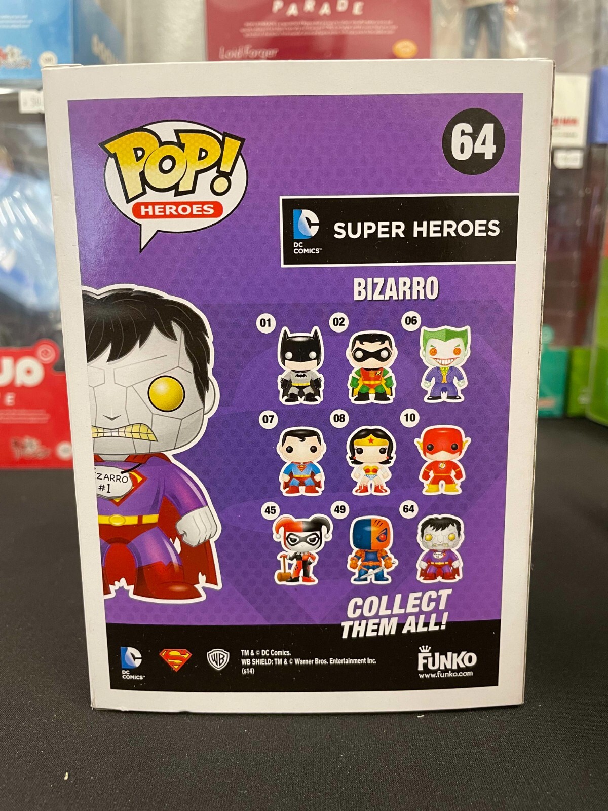 Funko Pop! DC Super Heroes #64 Bizzaro Hot Topic Exclusive Pre-Release