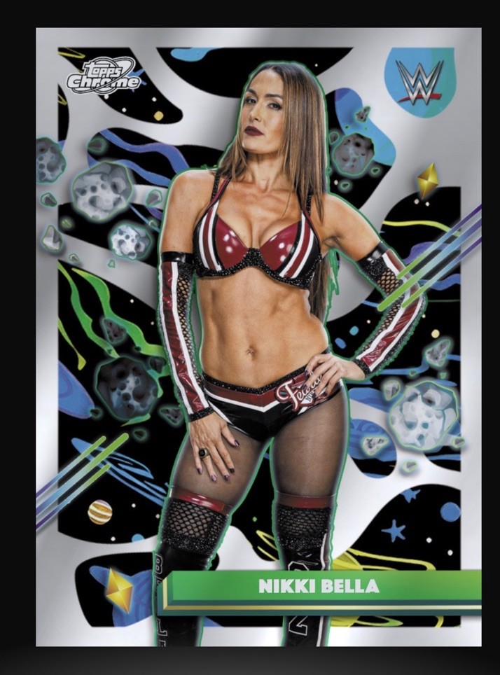 2026 WWE Topps Cosmic Chrome -Base -NIKKI BELLA (2026 Topps WWE Slam DlgitaICard