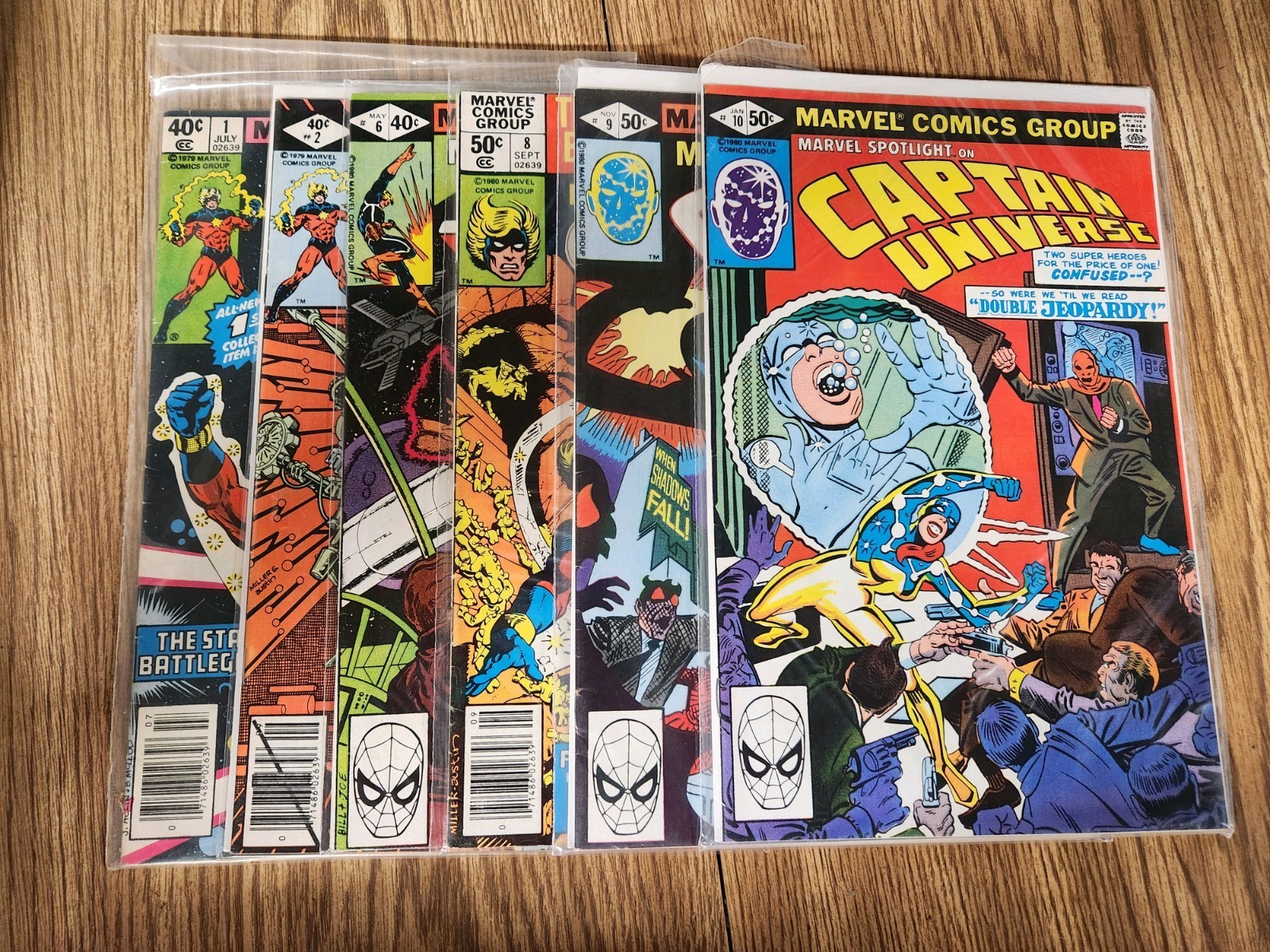 Marvel Spotlight 1 2 6 8 9 10 1st Starlord 1st Captain Universe Captain Marvel