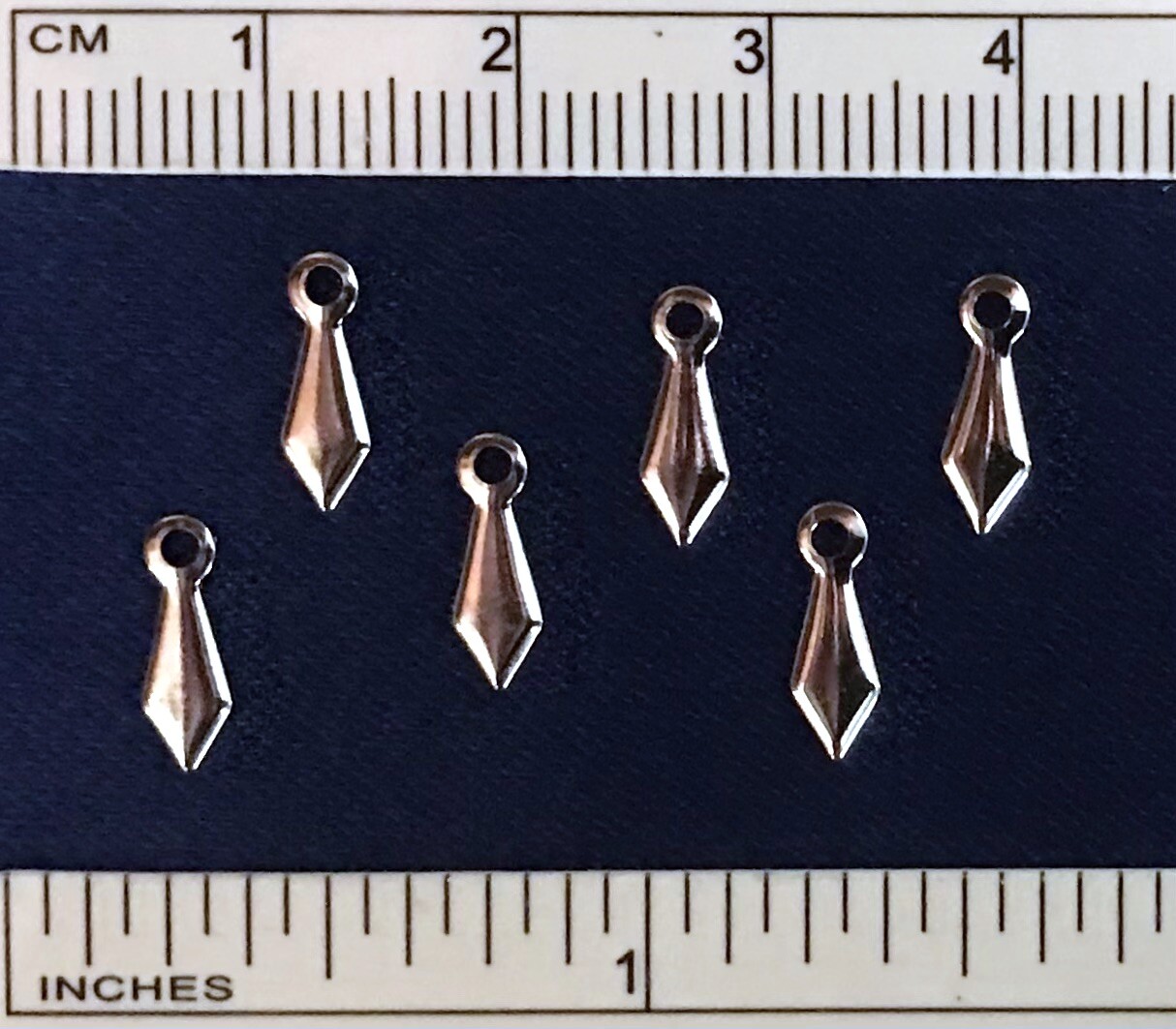 Traditional 1:9 Scale Model Horse COSTUME DANGLES / DROPS Silver-toned SET-OF-6