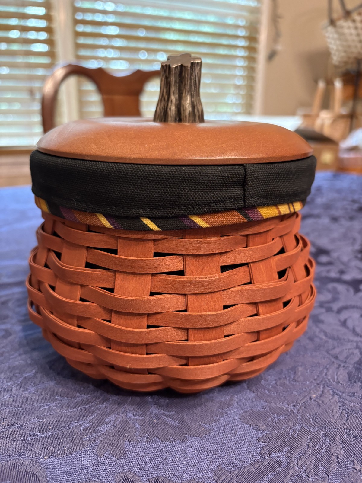 Longaberger 2007 Small Gourd basket set, Autumn Reflections
