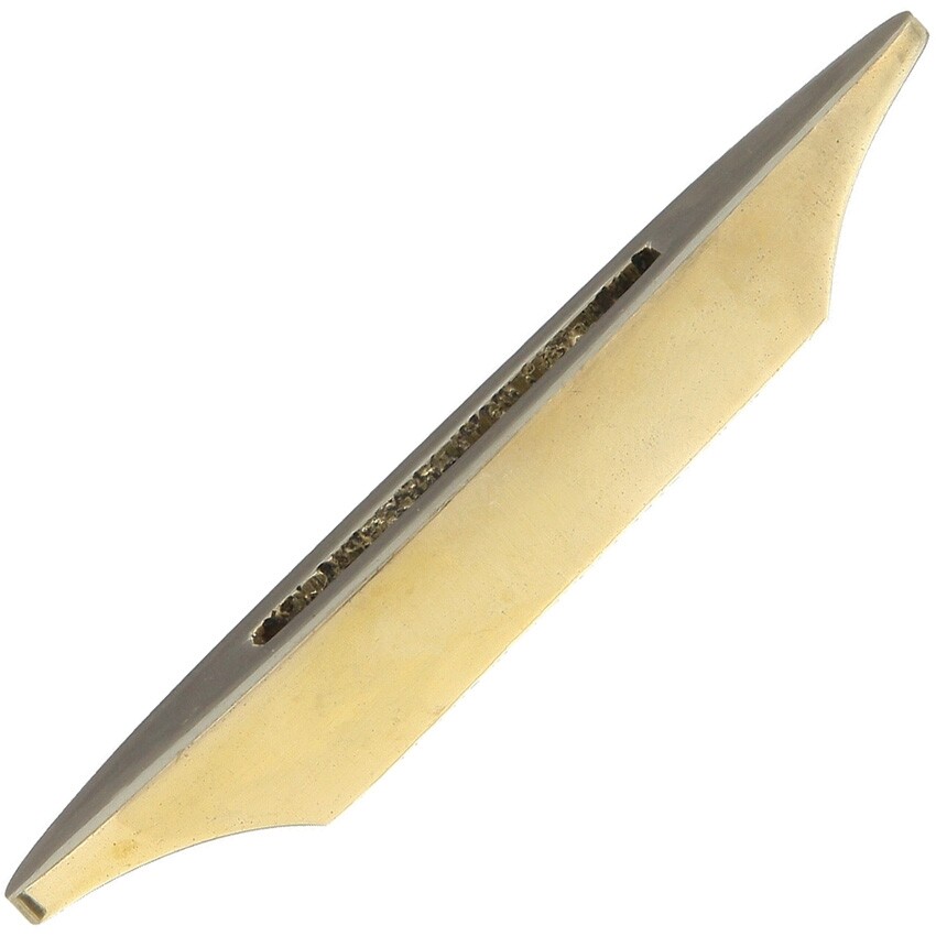 Knifemaking Double Finger Guard Dimensions 2.5″ Slot 1.06″ Brass Construction