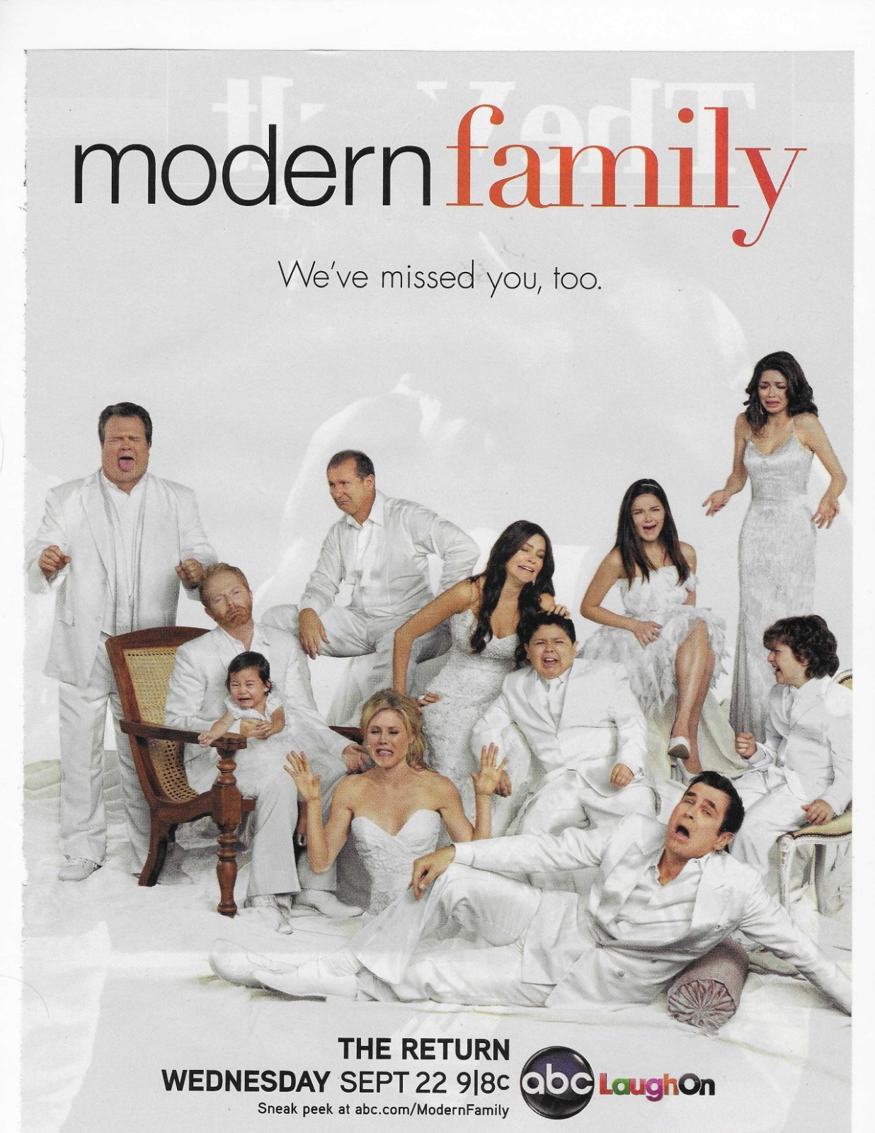 MODERN FAMILY ORIGINAL PRINT AD