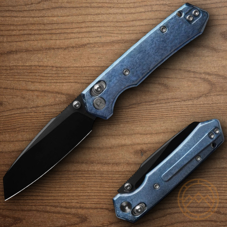 Miguron Knives Vatso Folding Knife 3″ Bohler M390 Steel Blade Titanium Handle