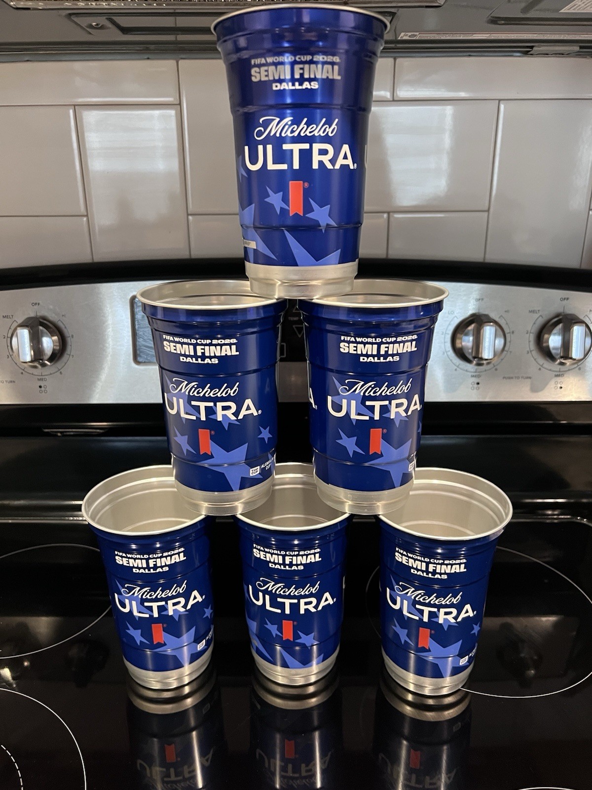 Michelob Ultra FIFA World Cup 2026 Semi Final Dallas Blue/Silver Cup