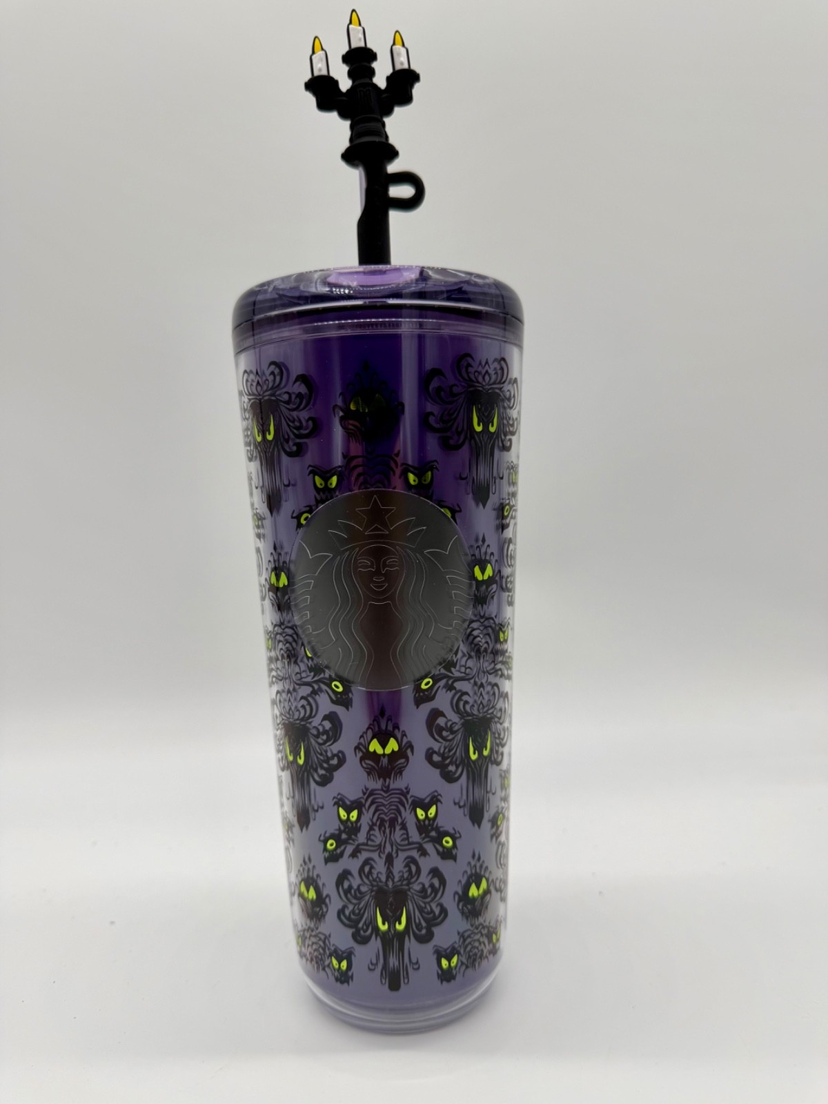 Disney Parks Starbucks Haunted Mansion Wallpaper 24oz Venti Acrylic Tumbler 2026