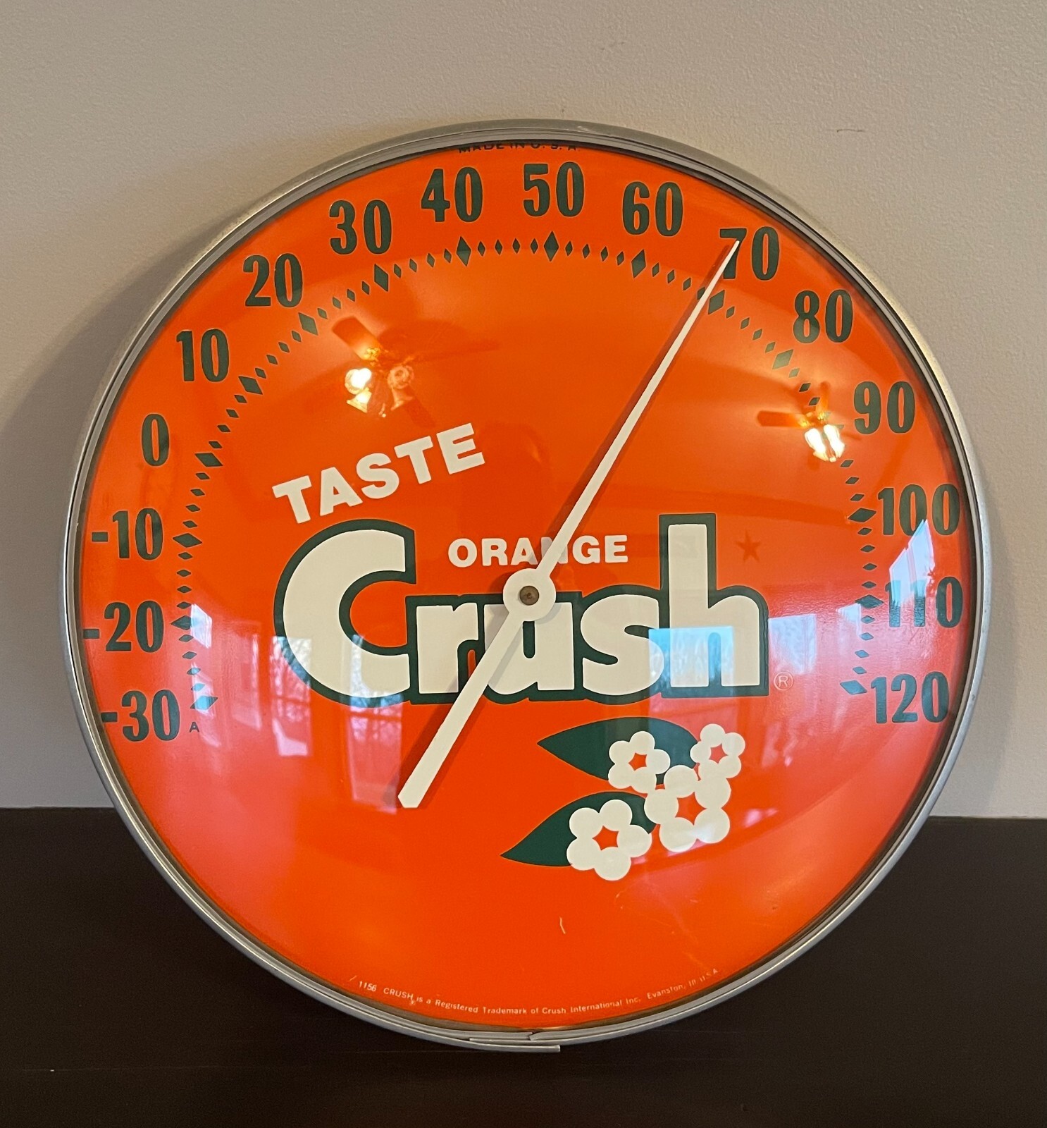 PAM or Other 12″ CONVEX Advertising Clock Replacement Glass, 1/8″ Thick