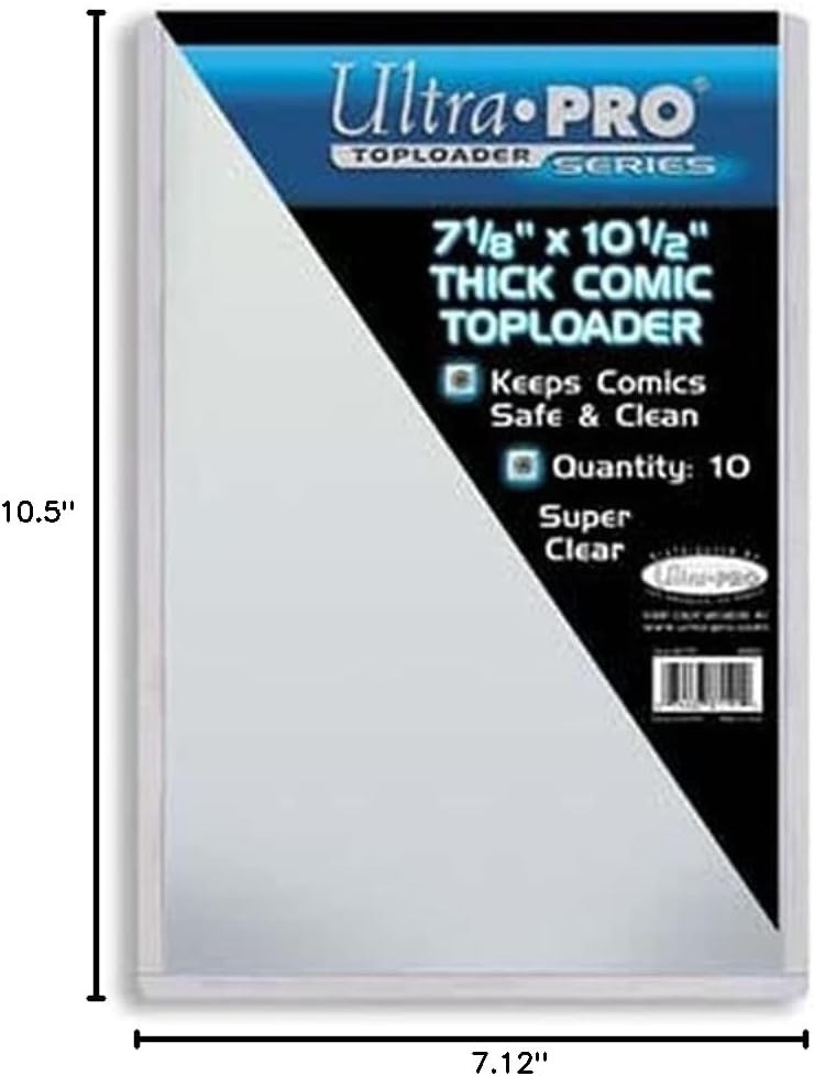 7-1/8″ x 10-1/2″ Comic Toploader 10ct – Ultimate Protection for Collectibles