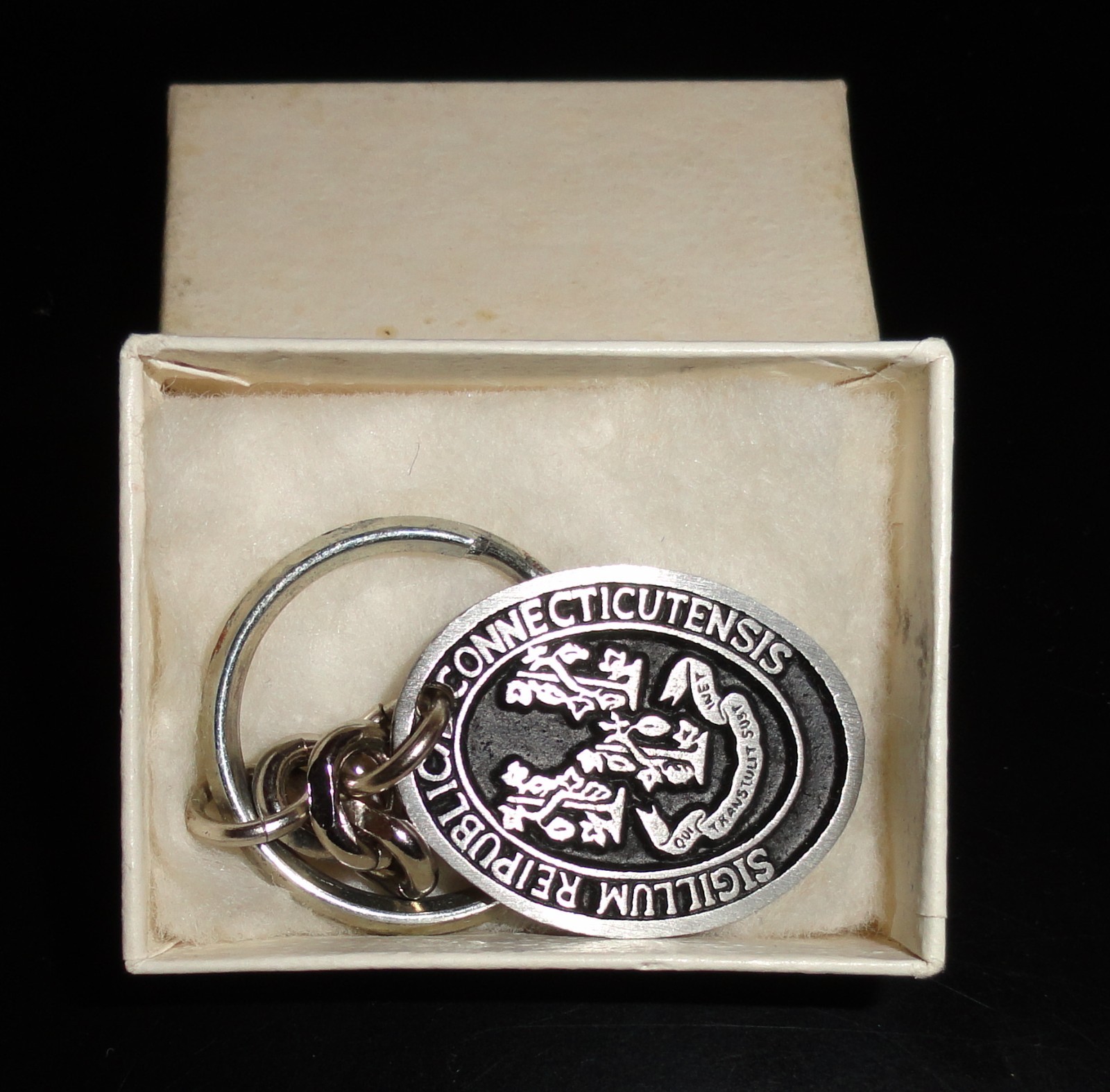 Vintage Key Chain Solid Pewter See Photos