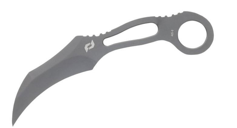Schrade Fixed Full Tang Delta Class Boneyard Clr Karambit 2.8″ AUS-8 1182503 NEW
