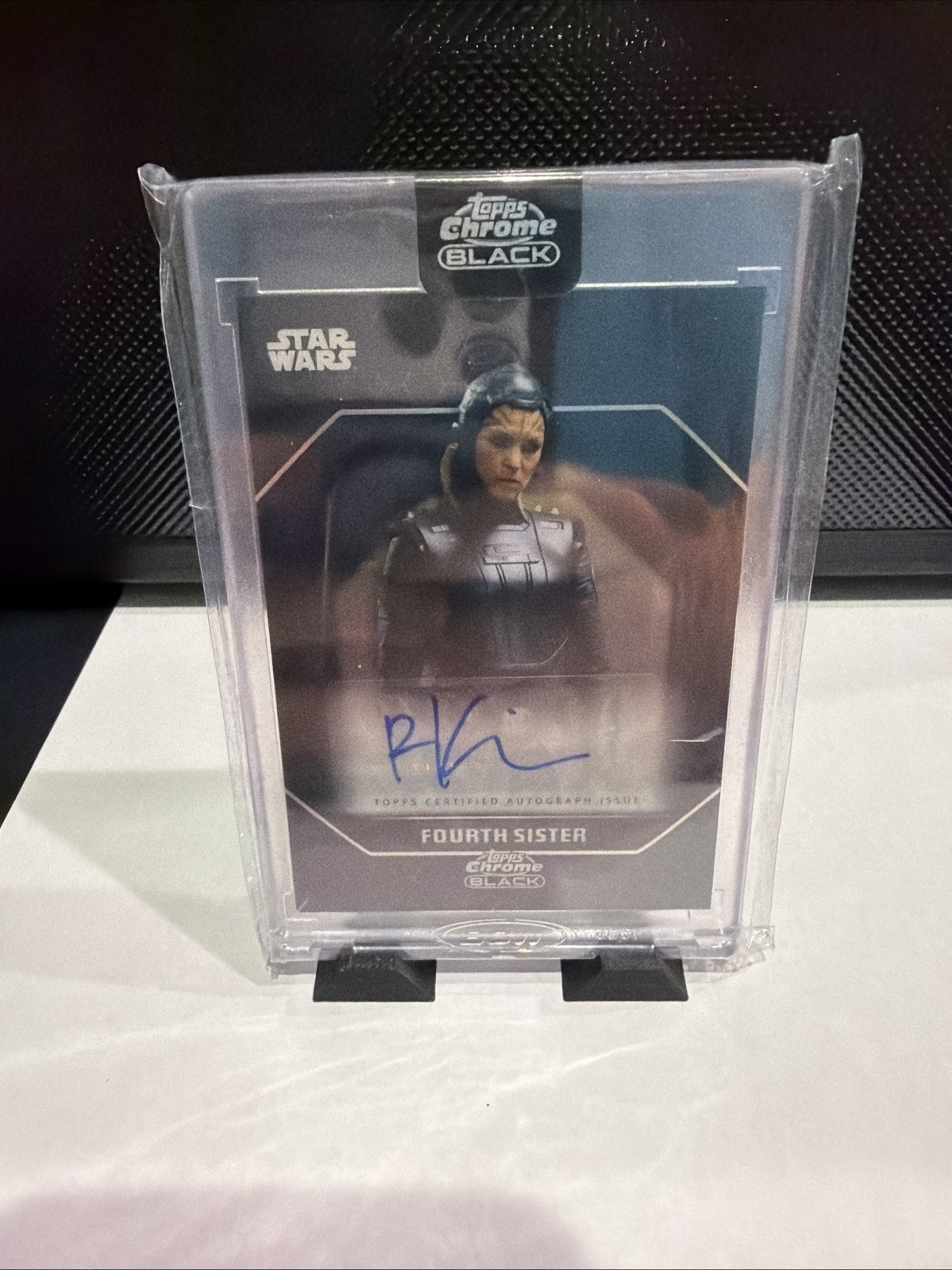2024 Topps Chrome Black Star Wars RYA KIHLSTEDT as FOURTH SISTER Encased AUTO