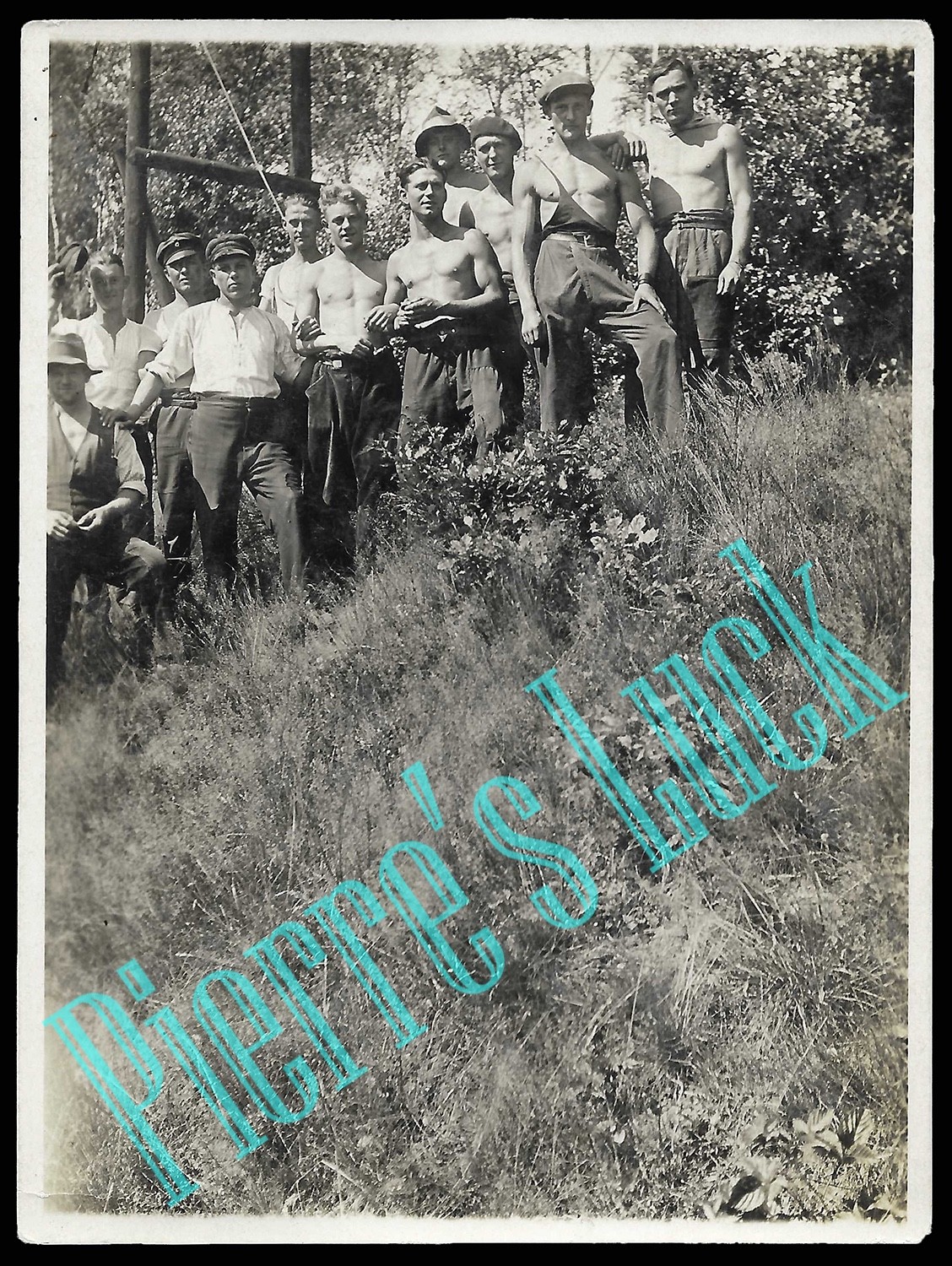 Muscular Shirtless German Construction Workers Vintage 1931 Photo – GAY INTEREST