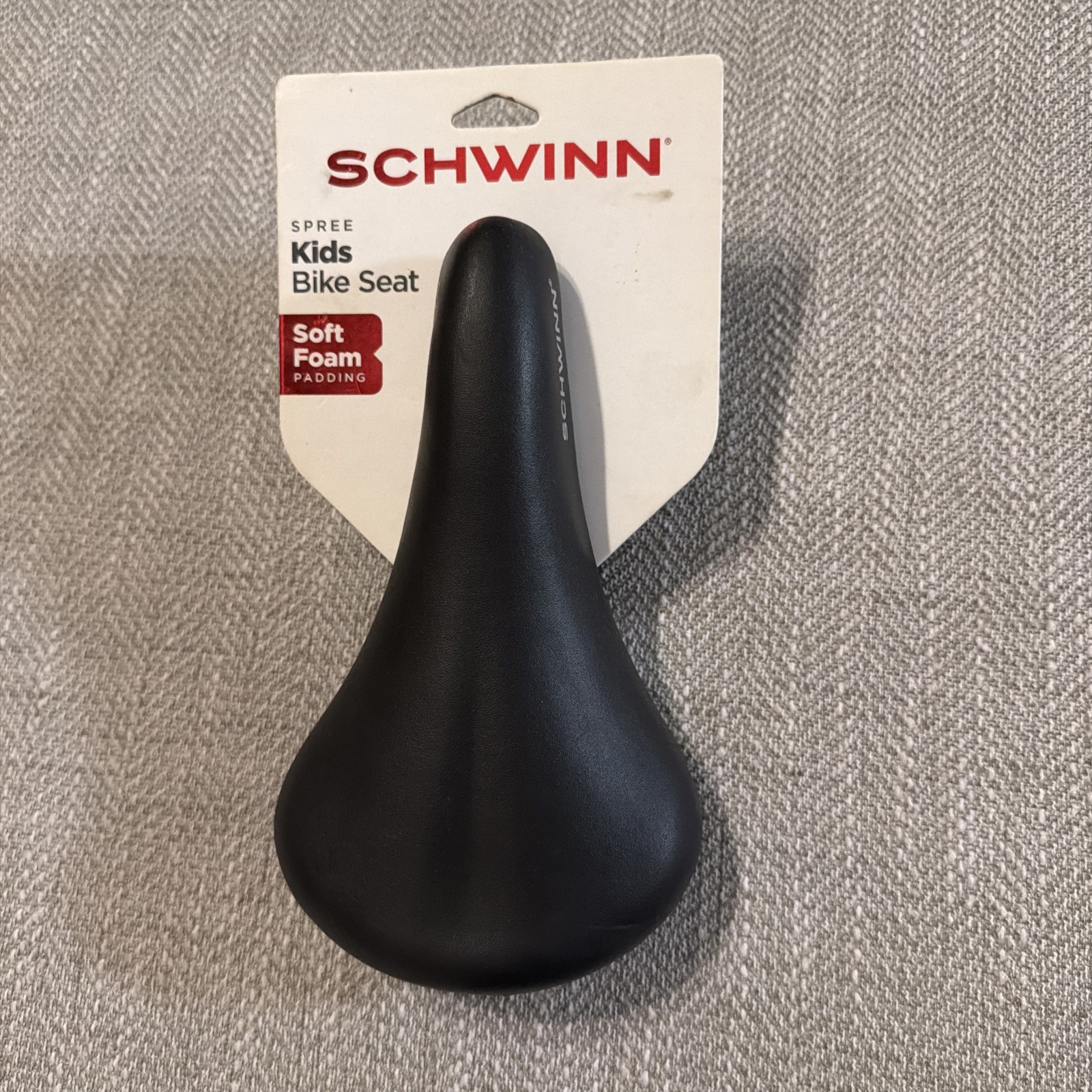 Schwinn Kids Spree Bicycle Seat Soft Foam Padding Weather Resistant Cover Black