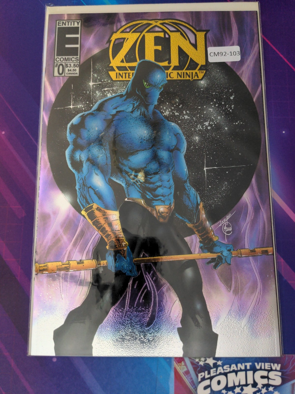 ZEN INTERGALACTIC NINJA: COLOR #0 VOL. 1 HIGH GRADE ENTITY COMIC BOOK CM92-103