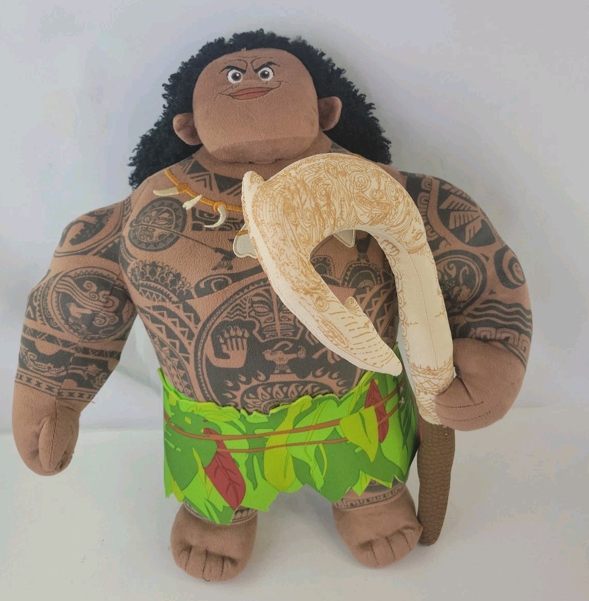 Disney Moana Maui 15″ Plush Stuffed Doll With Hook, Untested.